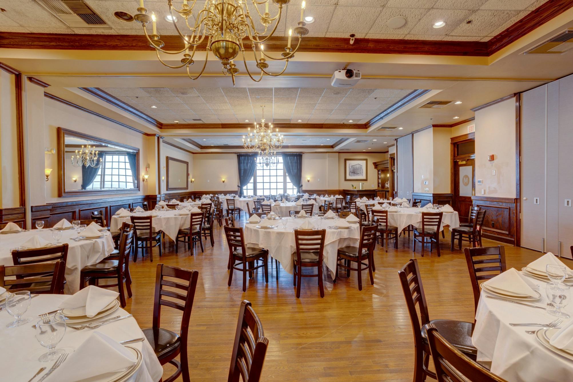 Ballroom, an event space at Maggiano’s Little Italy King of Prussia at King of Prussia Mall