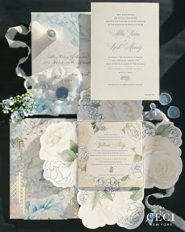 Featured photo from Blue Floral Gran Texas Wedding