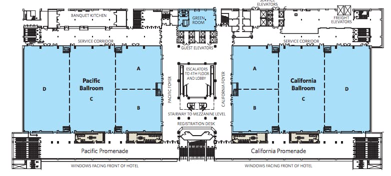 Pacific California Ballrooms Hilton Anaheim Partyslate