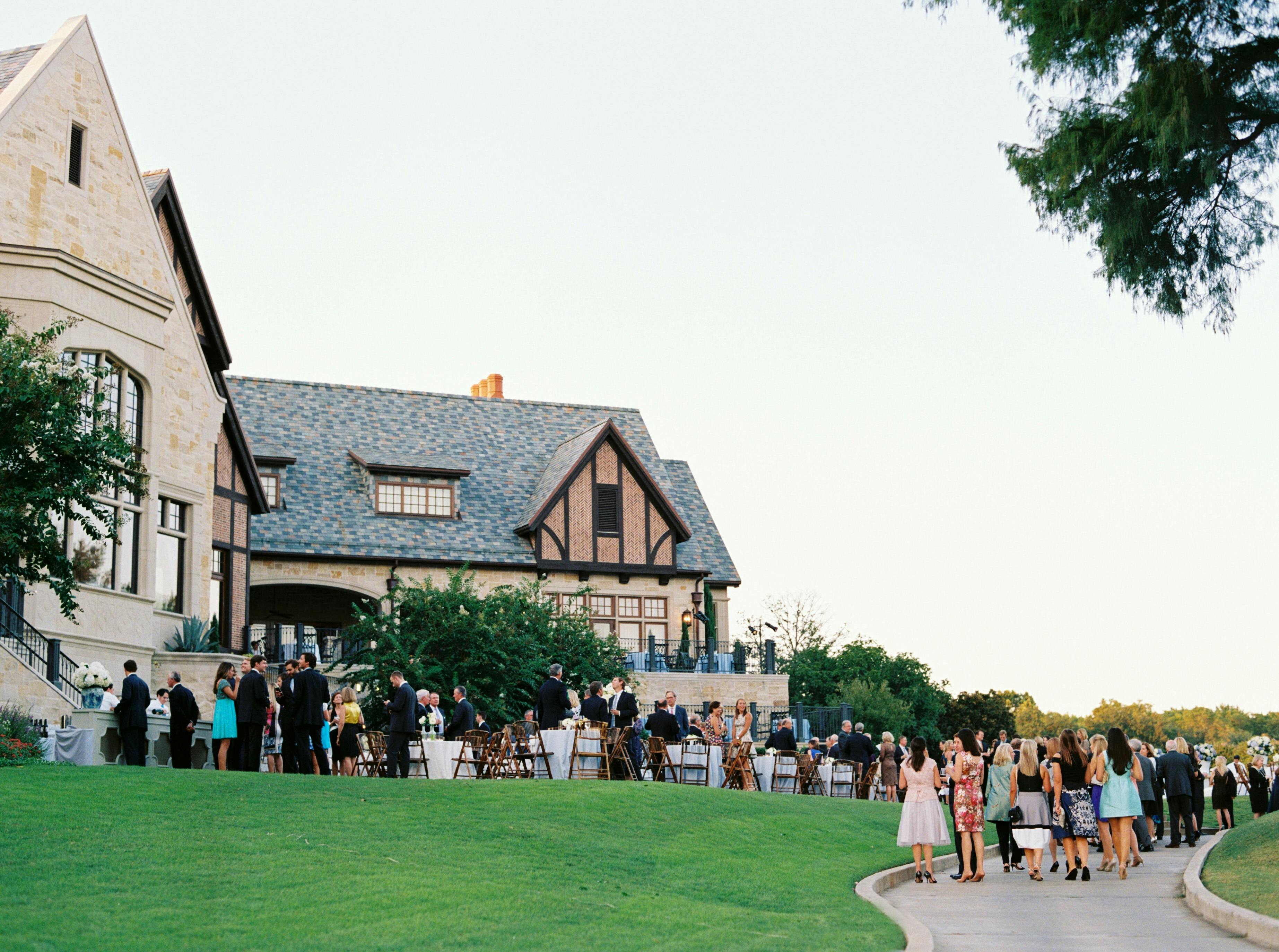 DFW Events, Inc. Classic Blue and White Wedding at the Dallas Country