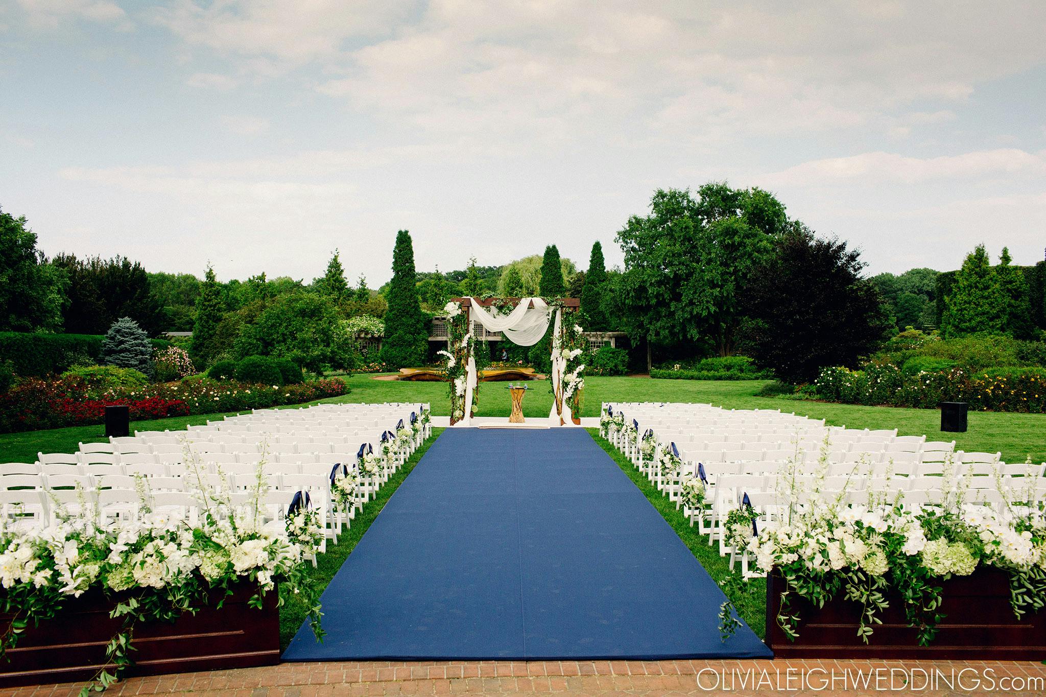 Chicago Botanic Garden Ceremony Details Partyslate Rose Garden