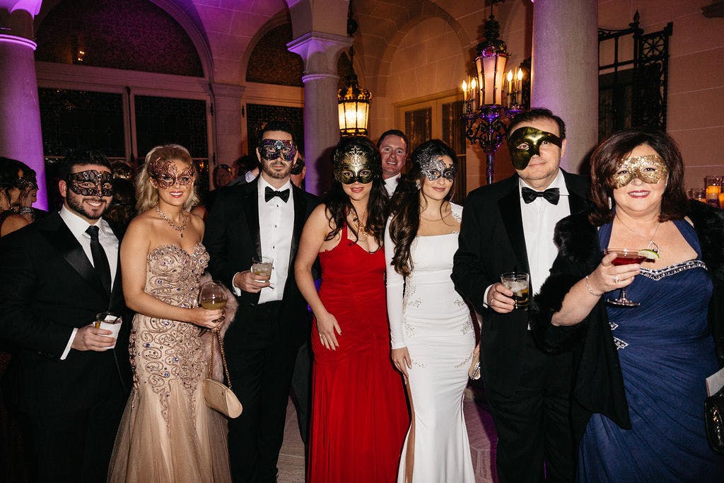 Breathtaking Cuneo Mansion & Gardens Masquerade Birthday Party