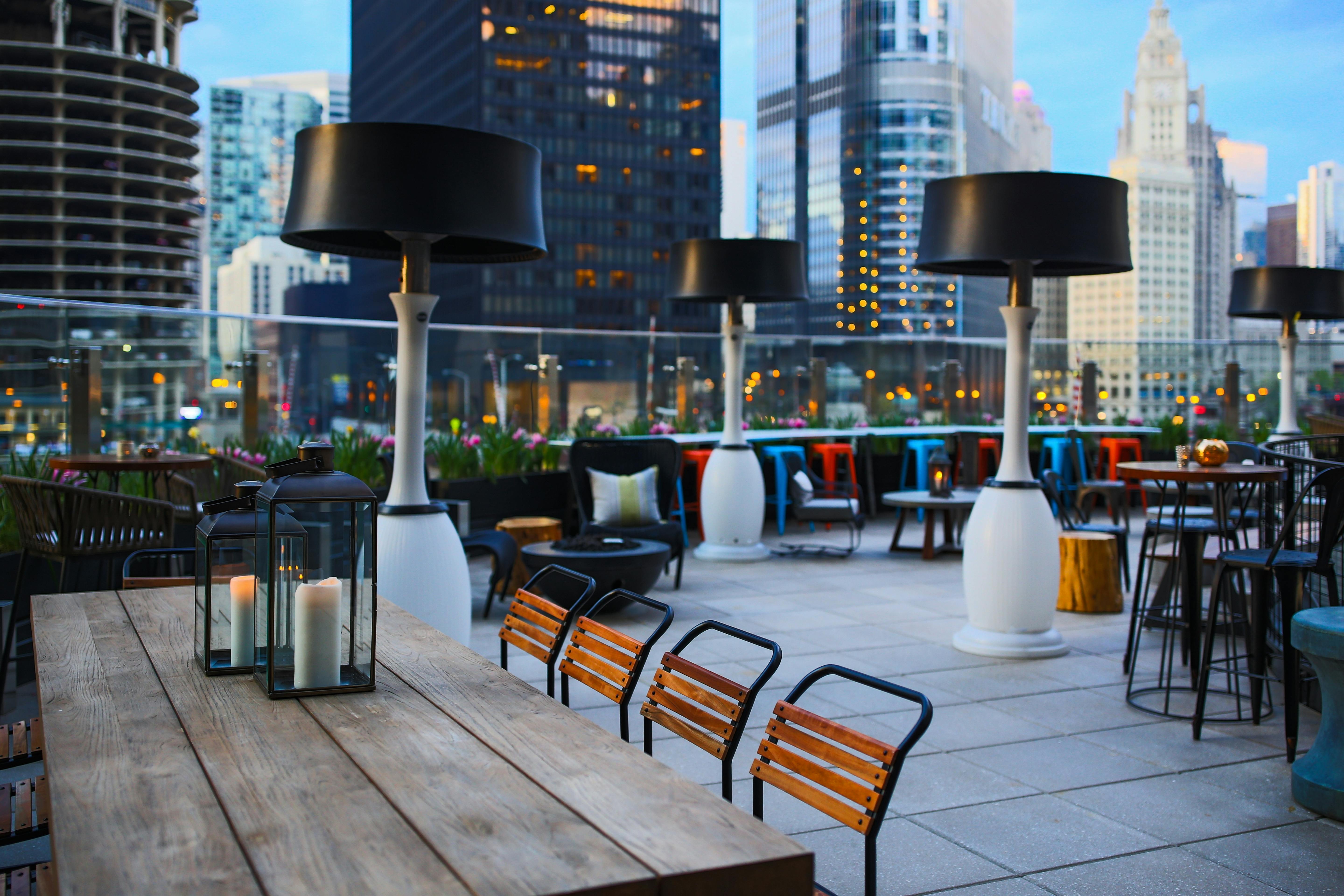 Outdoor Patio / Terrace Raised An Urban Rooftop Bar PartySlate