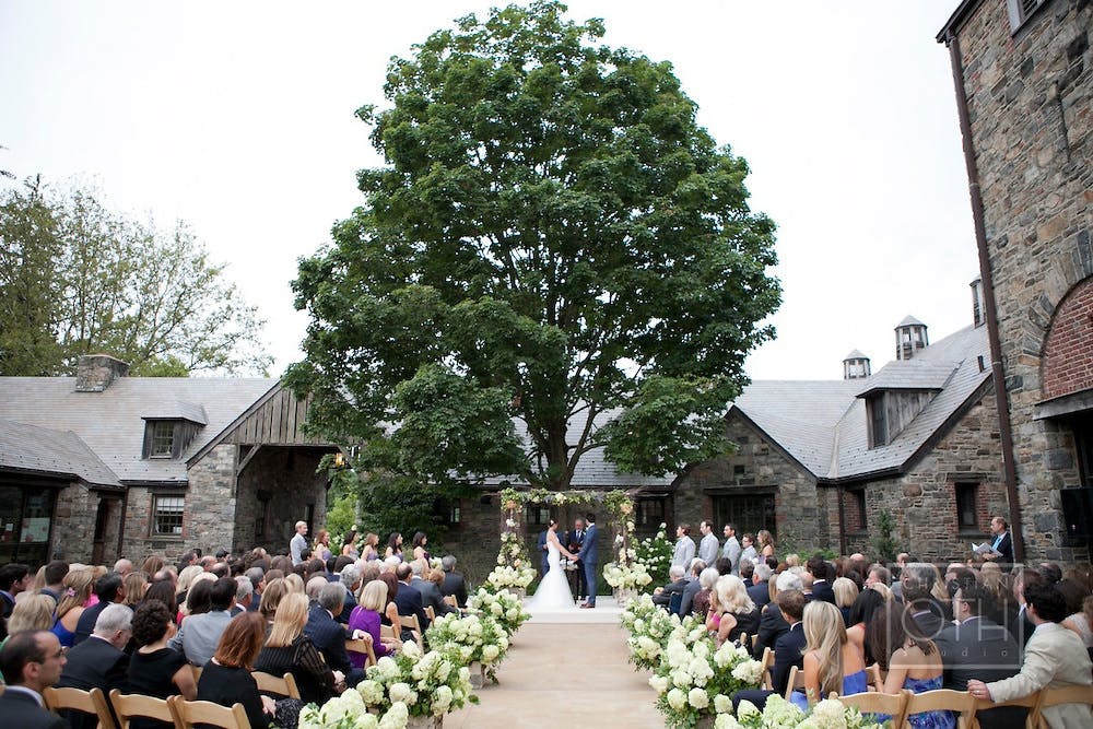 The Courtyard, an event space at Blue Hill at Stone Barns
