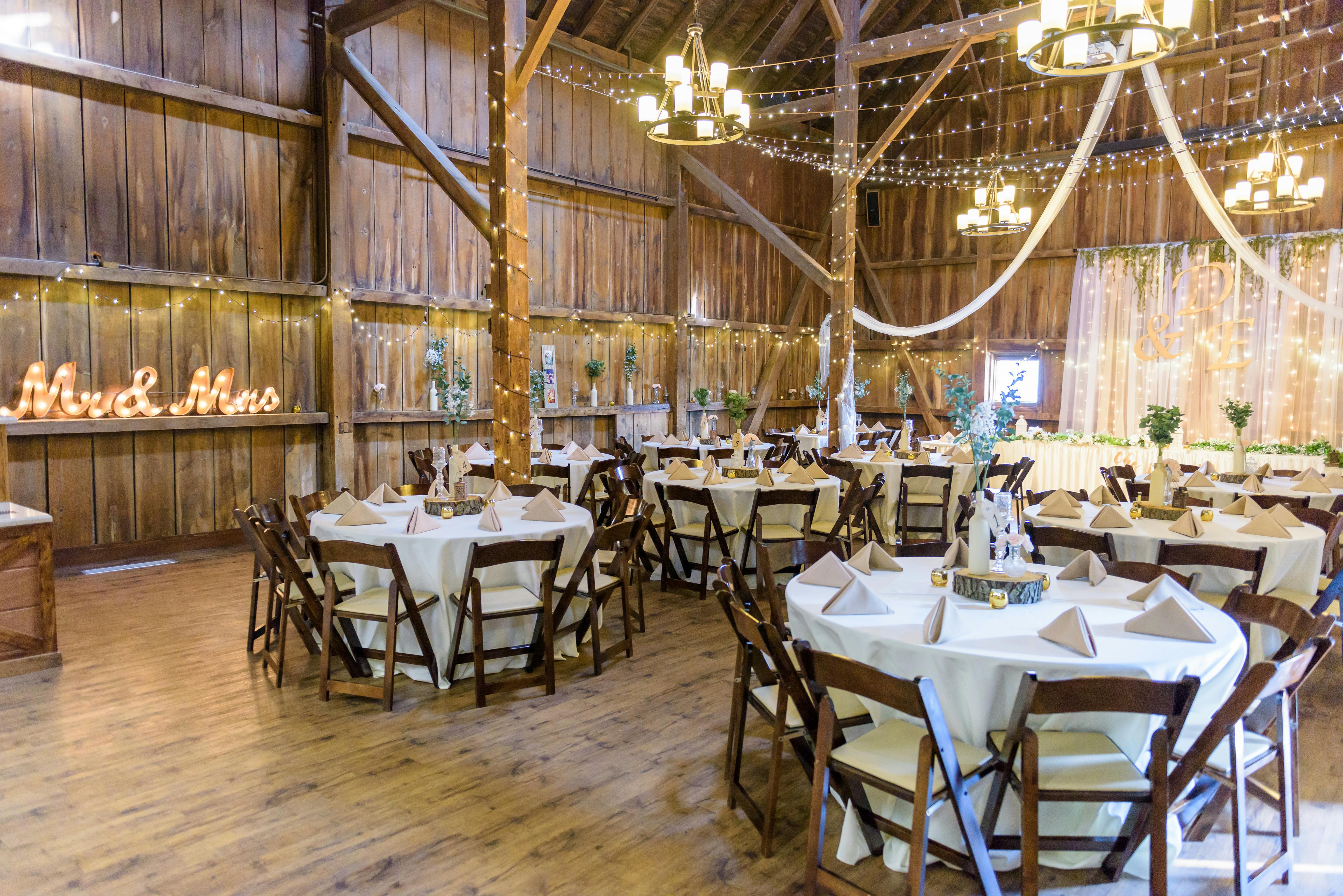 Hoosier Grove Barn Erin Dan Partyslate