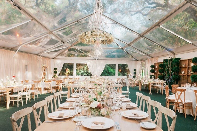 Villa Woodbine's Summer Tent, an event space at Villa Woodbine