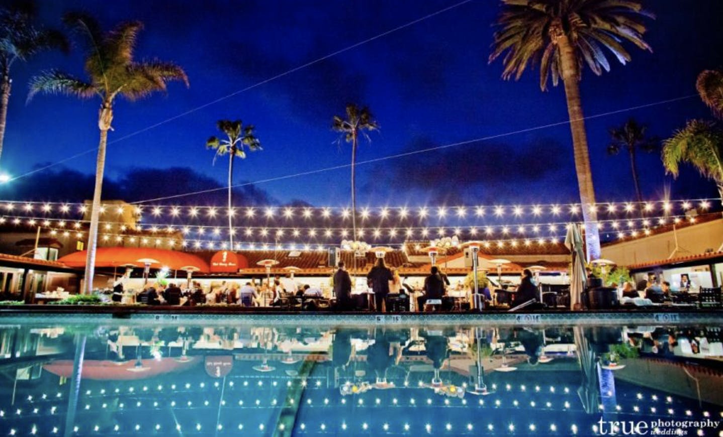 Poolside Patio, Outdoor event space at La Jolla Beach & Tennis Club