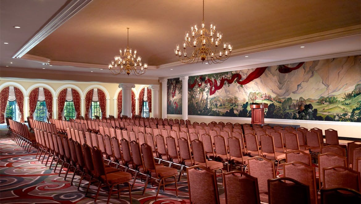 Palladian Ballroom, an event space at Omni Shoreham Hotel