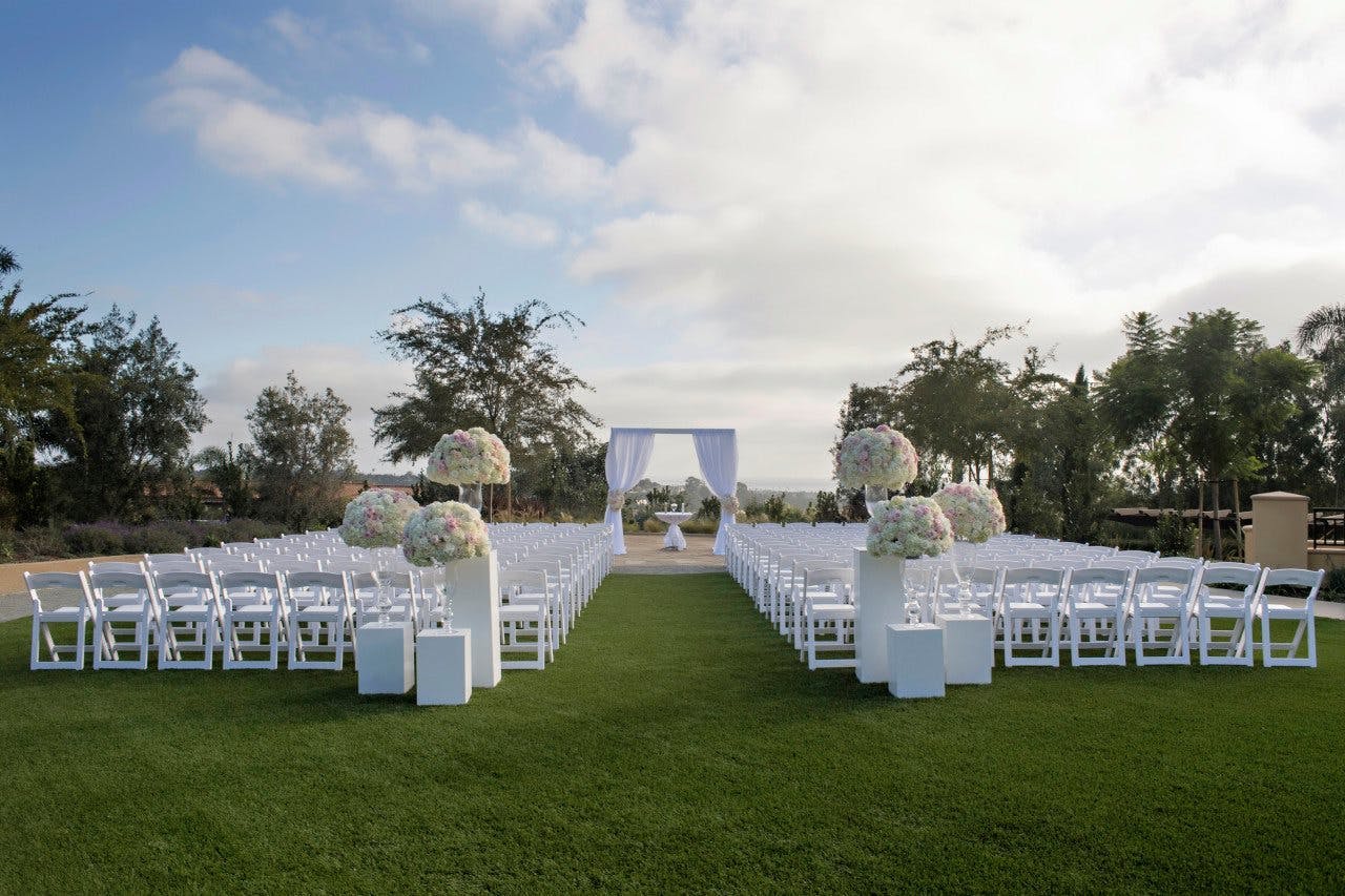 Pacific Lawn, Outdoor event space at Sheraton Carlsbad Resort & Spa