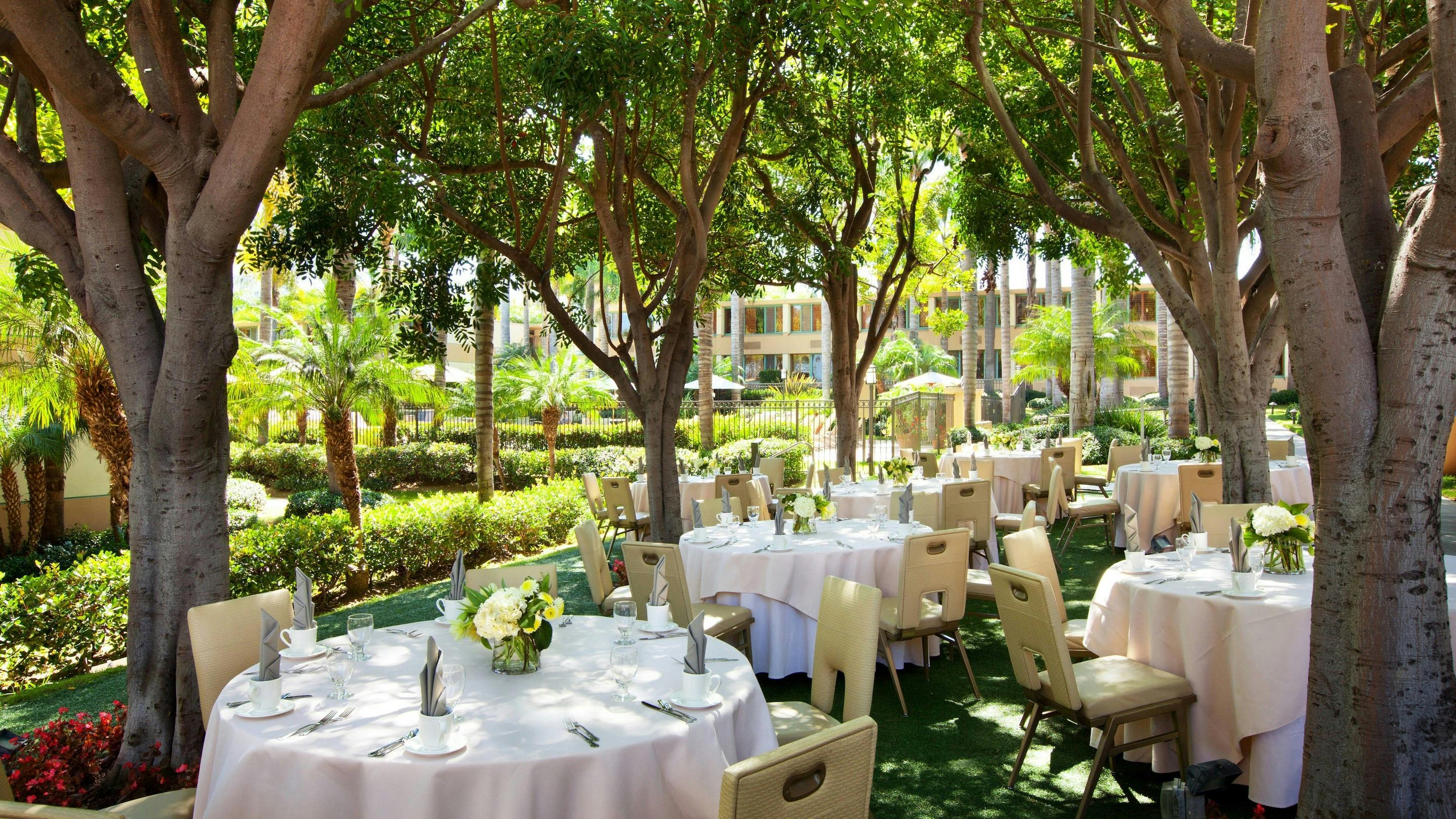 The Grove, Outdoor event space at Sheraton La Jolla Hotel