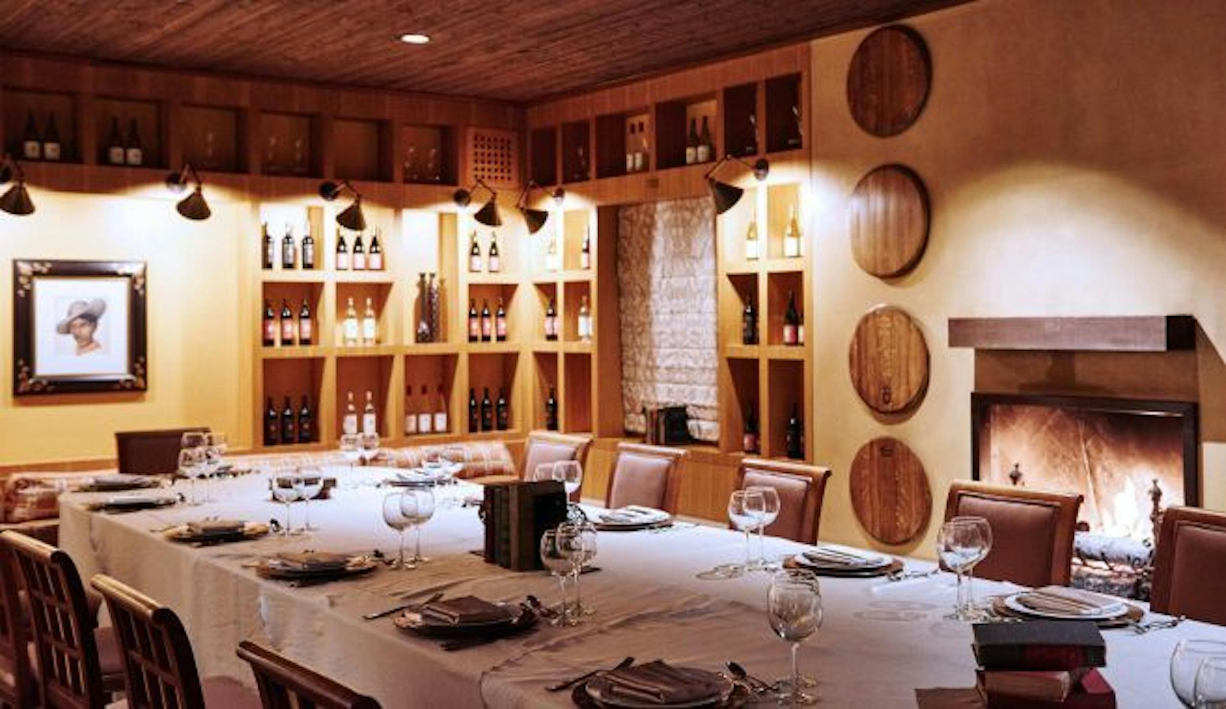 trinitas cellars private dining room