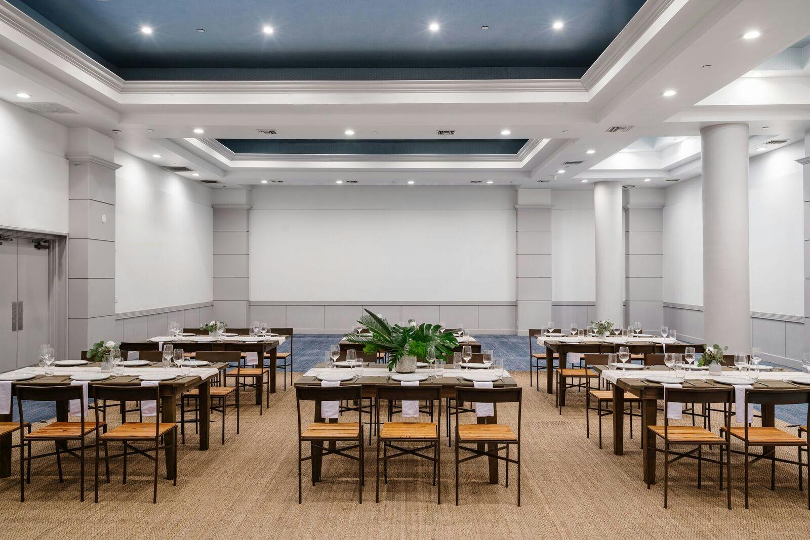 Shatto Ballroom, an event space at The Line Hotel, Los Angeles