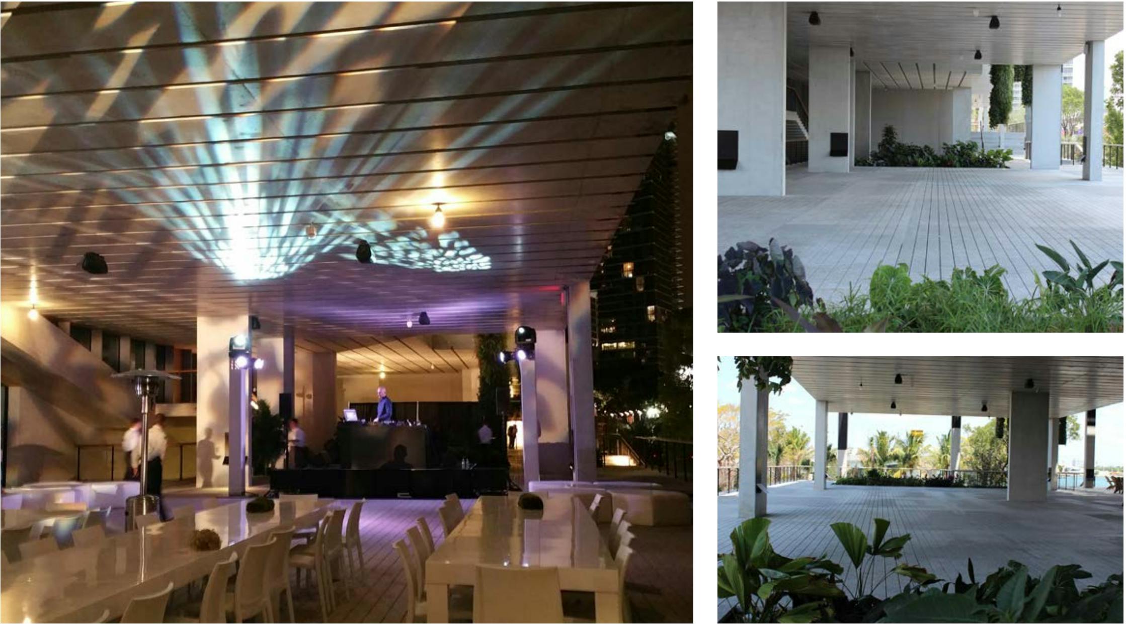 Terrace Platform, Theater event space at Pérez Art Museum Miami