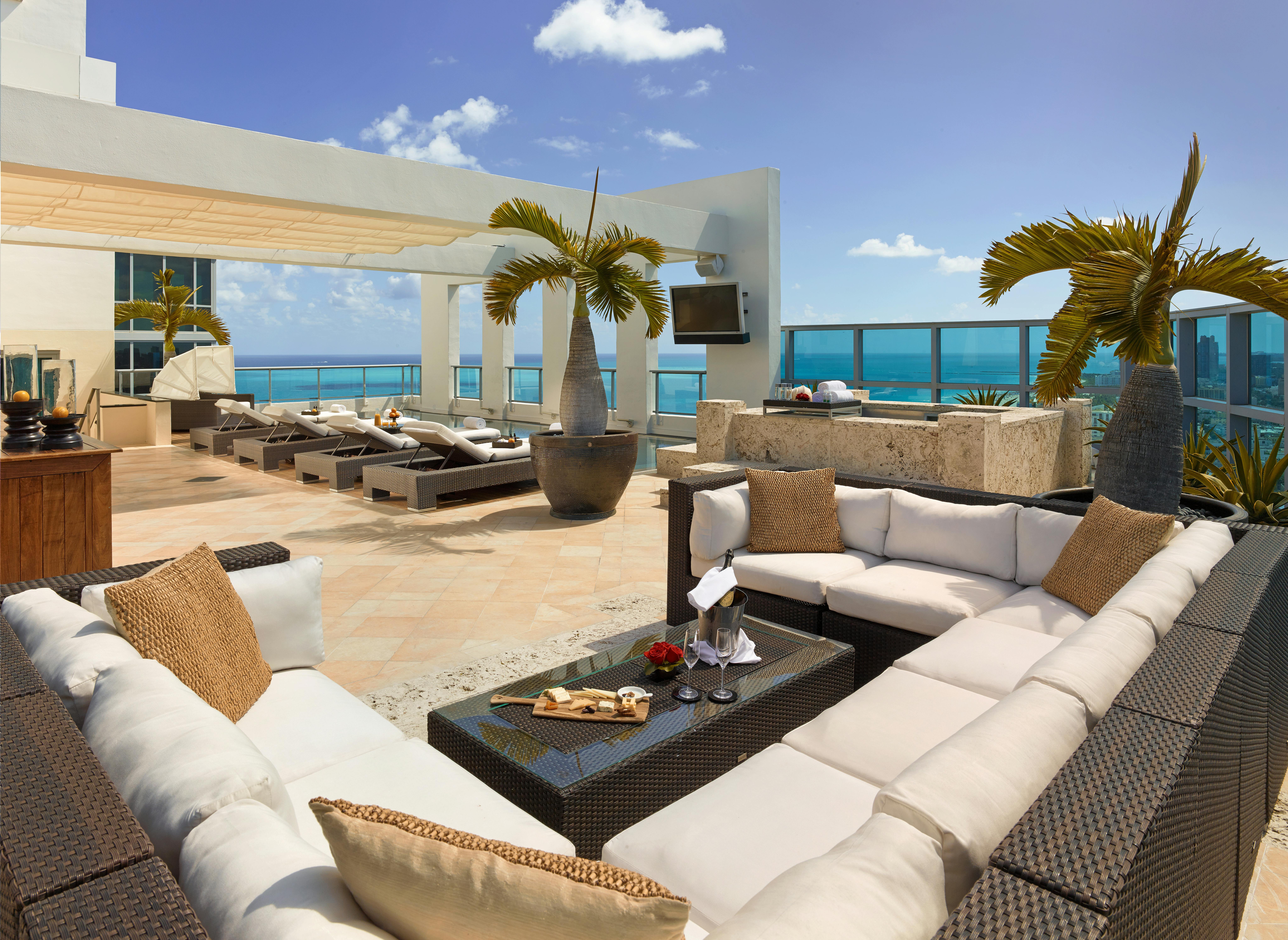 The Penthouse Suite & Terrace, an event space at The Setai Miami Beach