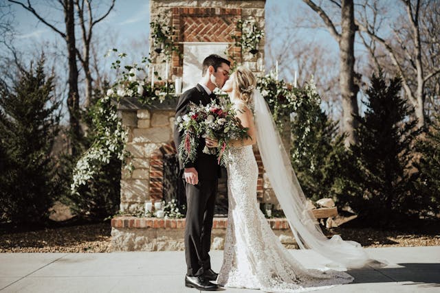 Featured photo from Outdoor Fireplace Wedding at Silver Oaks Chateau in St. Louis, MO