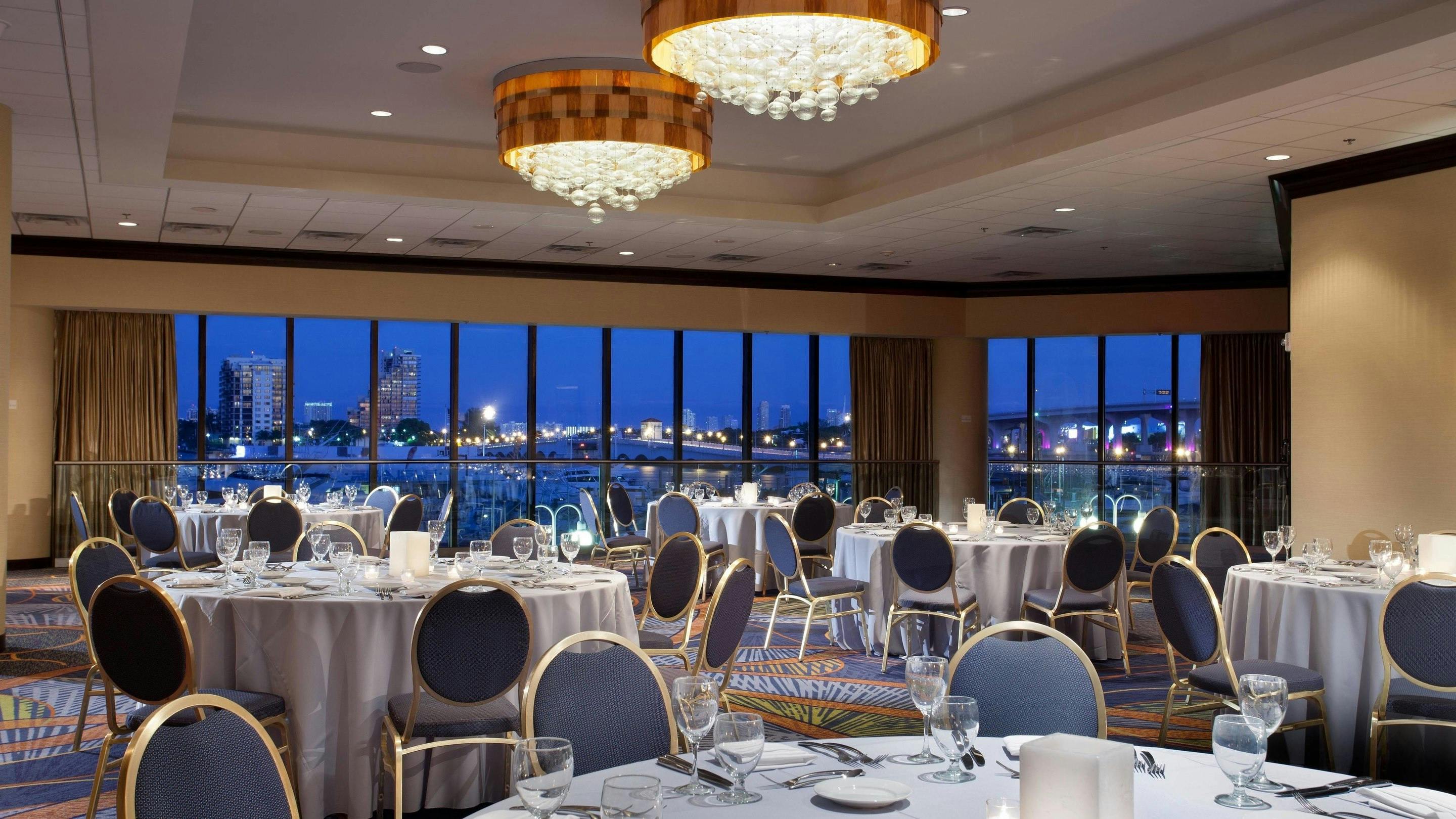 Bayview Ballroom, an event space at Miami Marriott Biscayne Bay