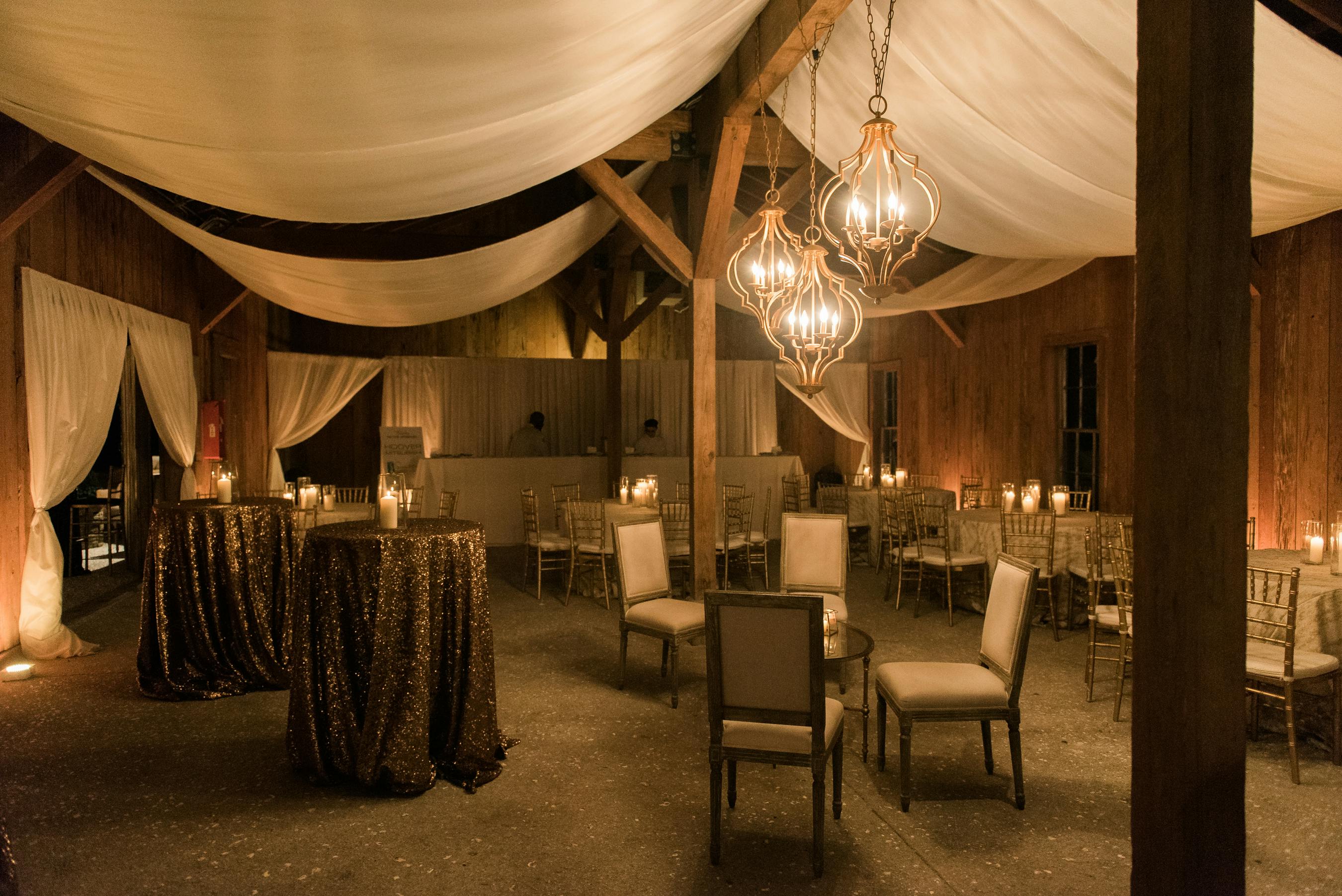 Black and Gold Sunset Dinner Nuage Designs PartySlate