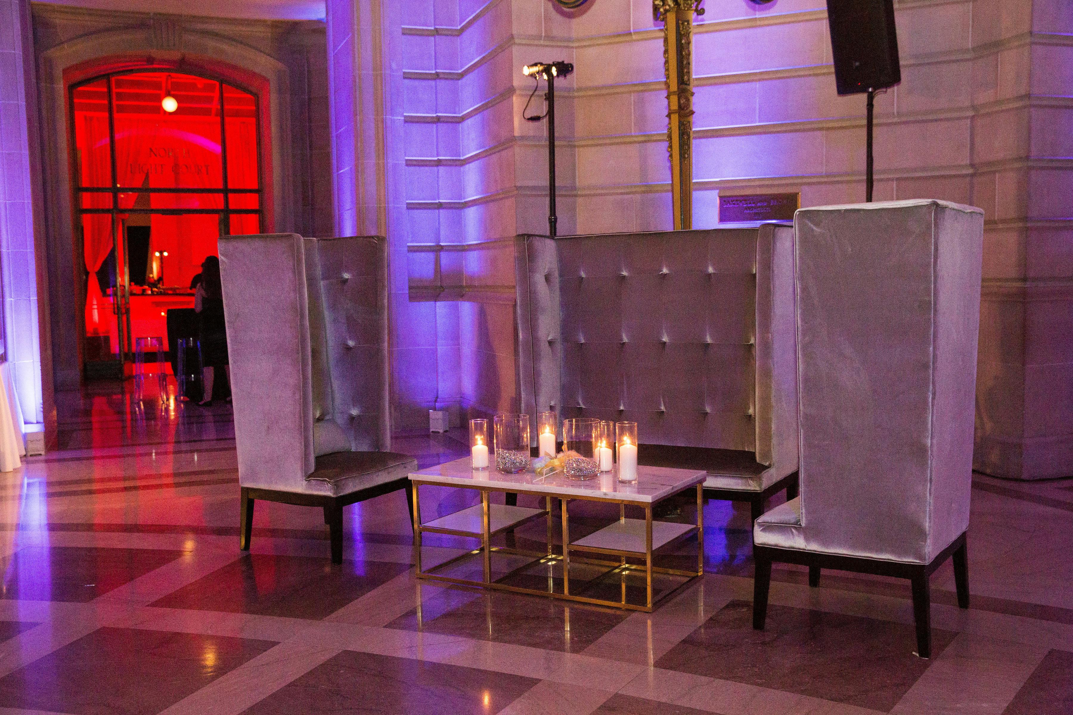 Corporate Event Lounge Seating Ideas posted by The Lux Productions