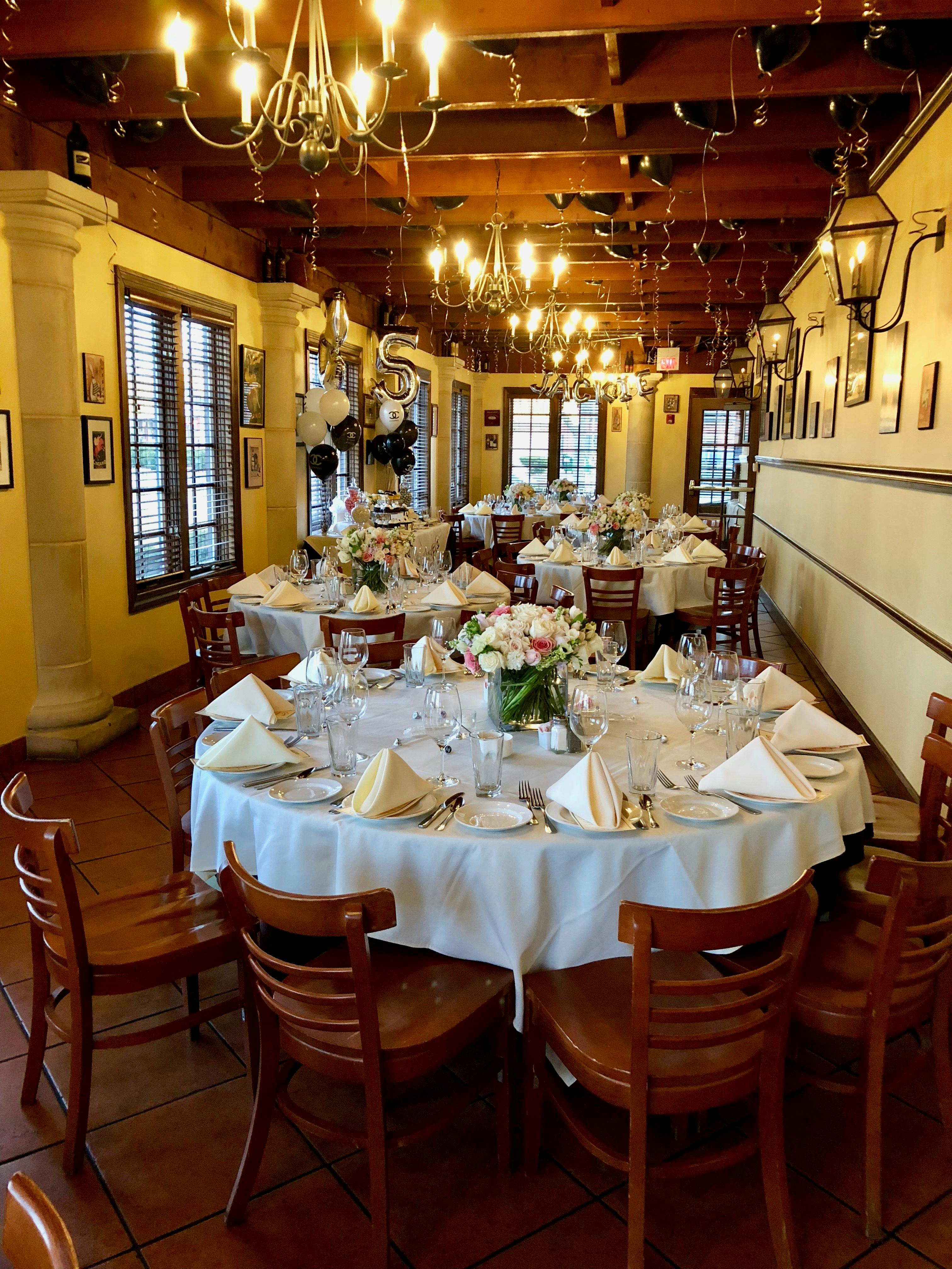 The Montecantini Private Dining Room, Restaurant event space at Tuscany Wheeling