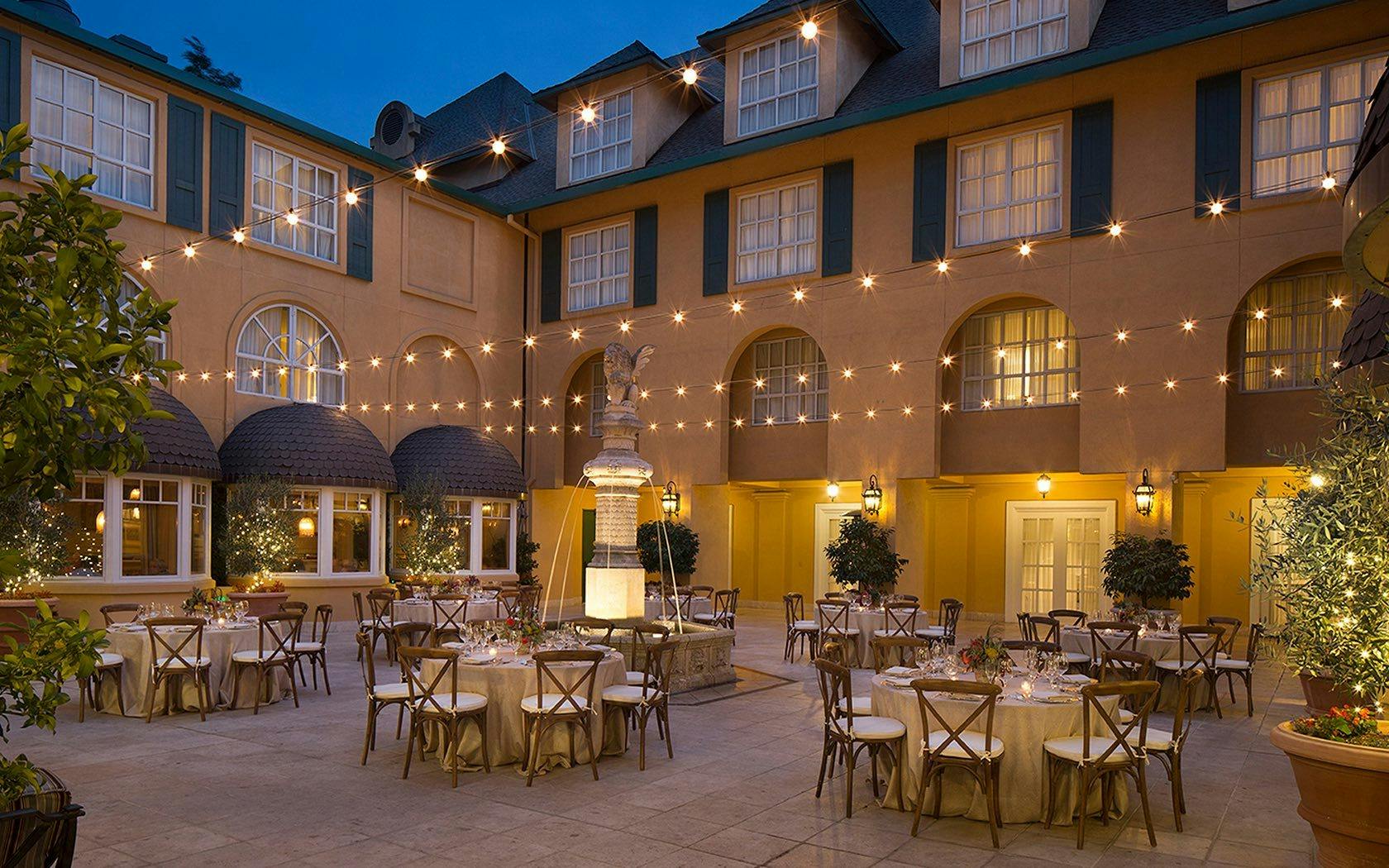 Fountain Courtyard, Outdoor event space at The Lafayette Park Hotel & Spa