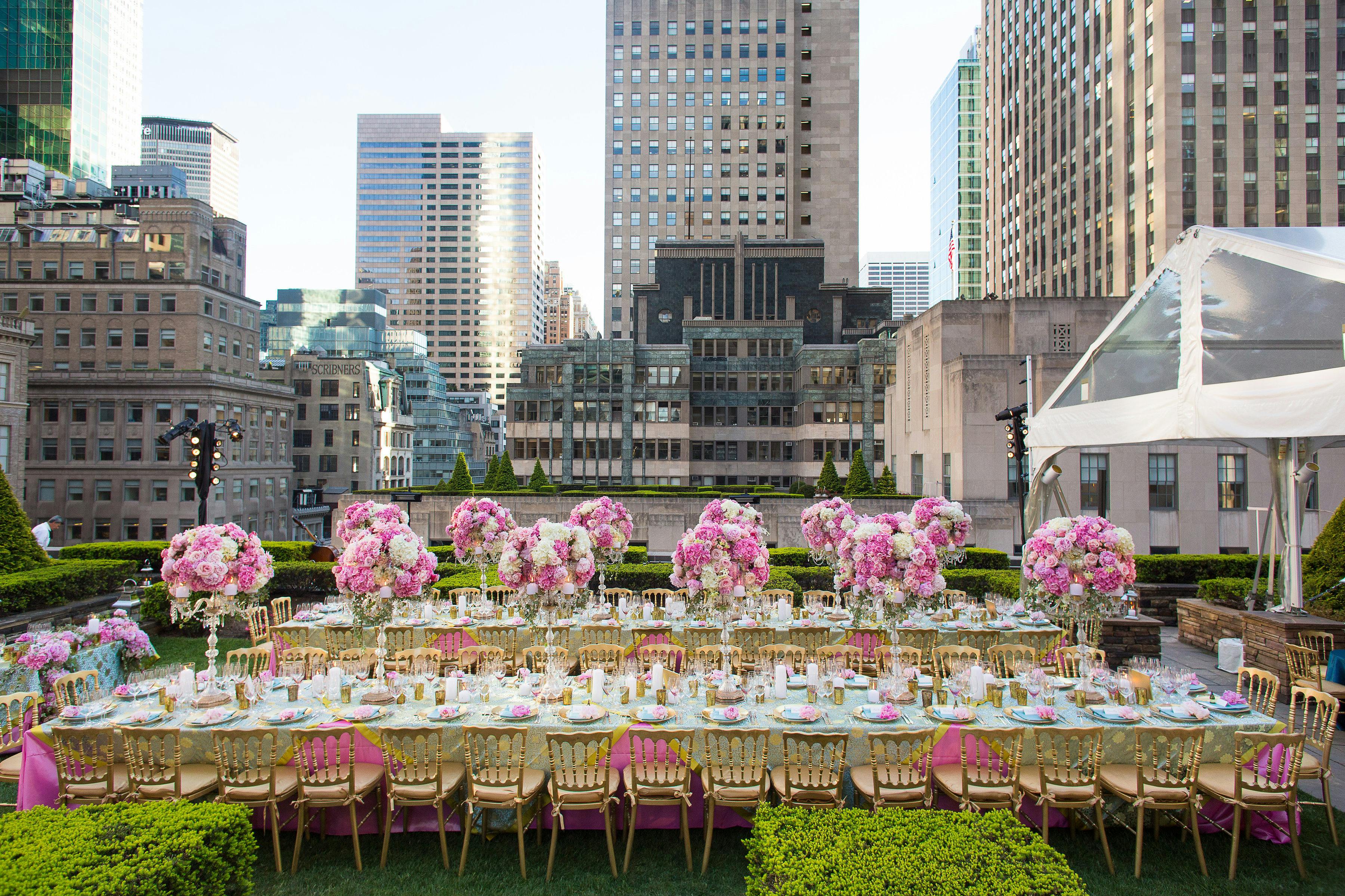 Breathtaking Rooftop Rehearsal Dinner at 620 Loft & Garden in New York