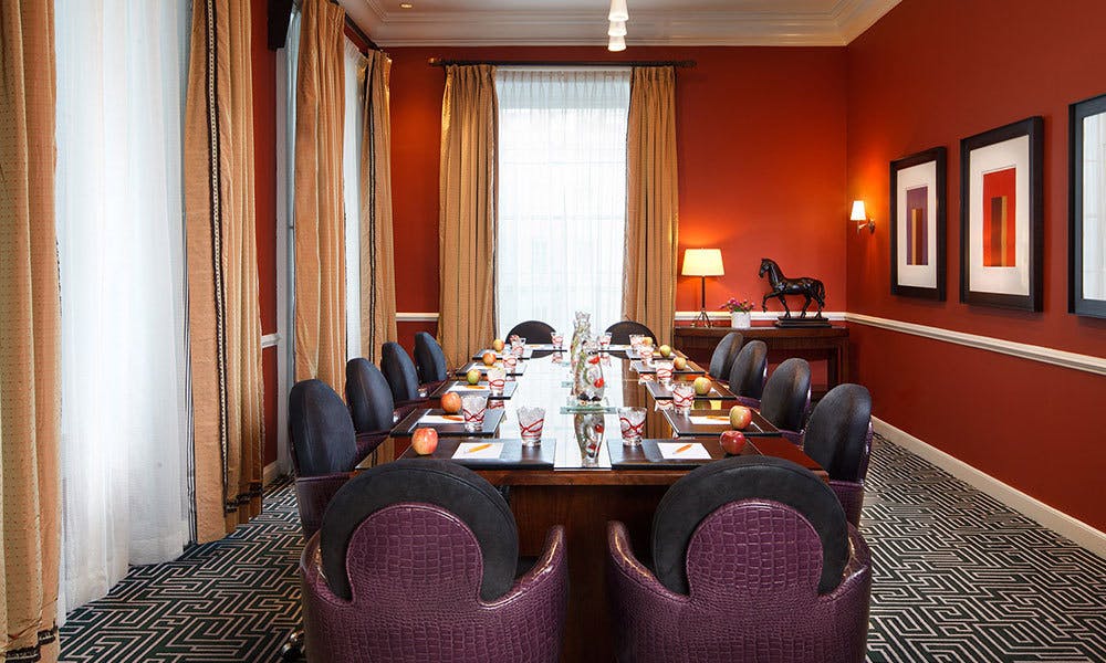 Tokyo Boardroom, an event space at Kimpton Hotel Monaco Washington DC