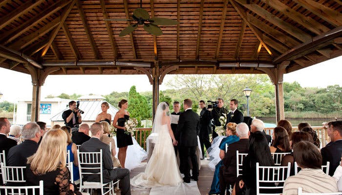 Riverside Pavillion, Outdoor event space at Atlantis Banquets & Events / Long Island Aquarium