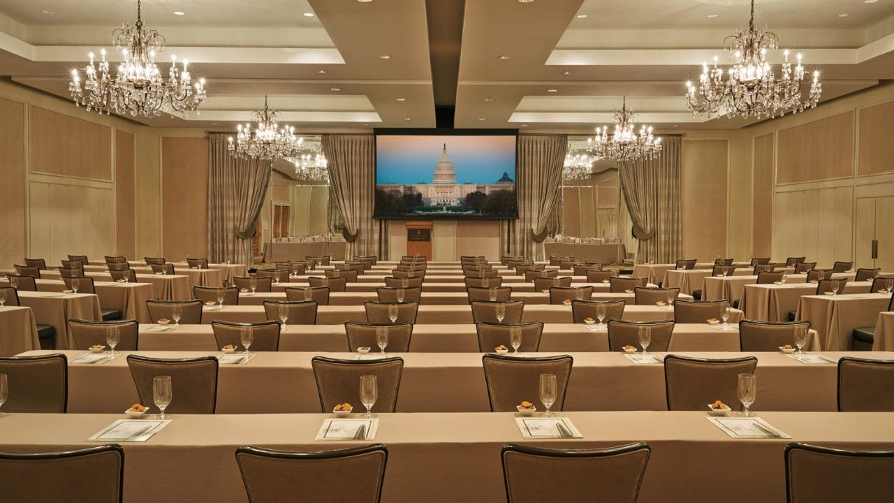 Corcoran Ballroom, an event space at Four Seasons Hotel Washington, DC