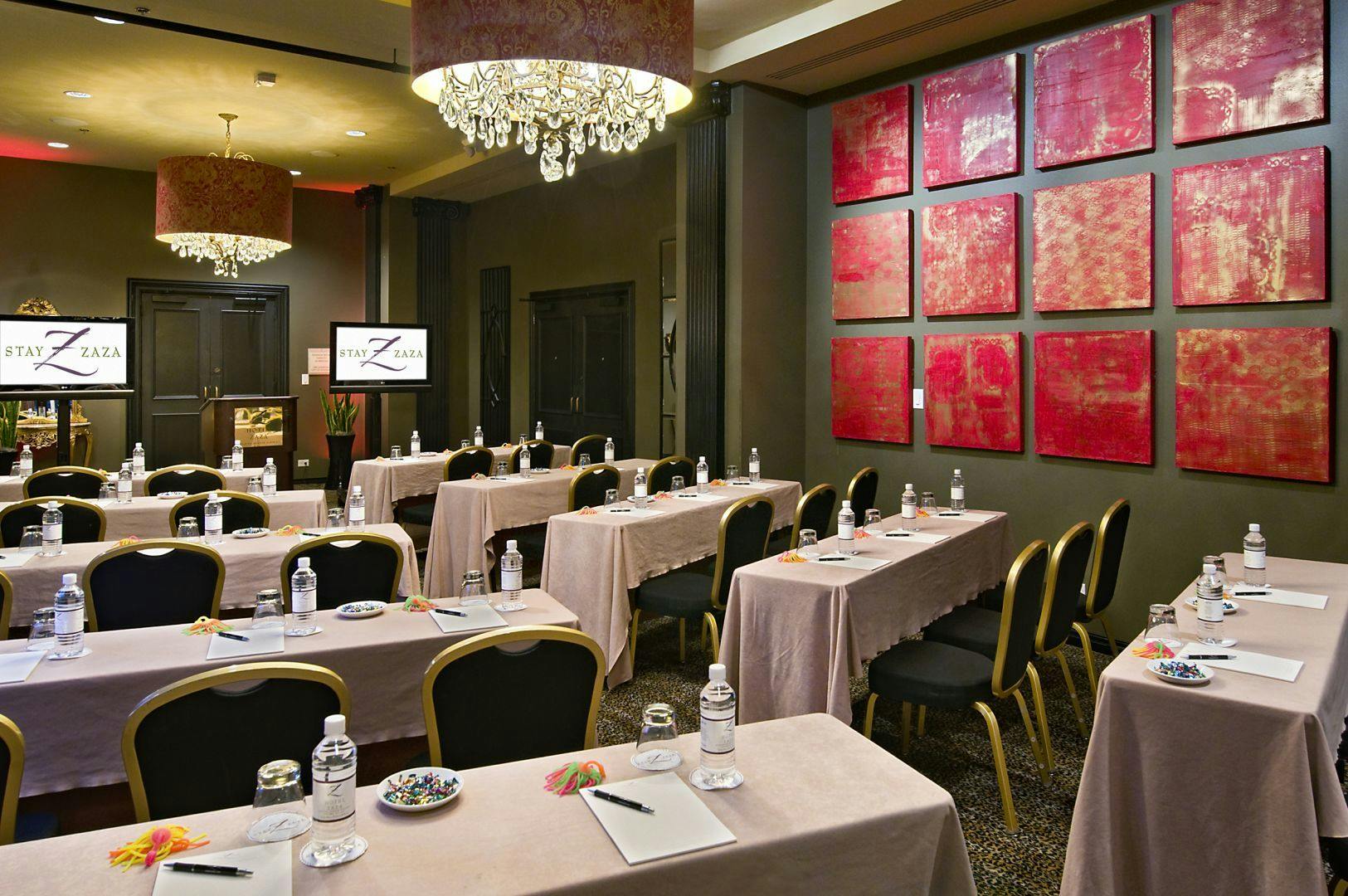 Fountain Room, an event space at Hotel ZaZa Houston Museum District