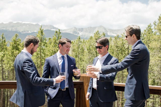 Featured photo from Summer Green and White Nordic Center Wedding in Breckenridge, CO