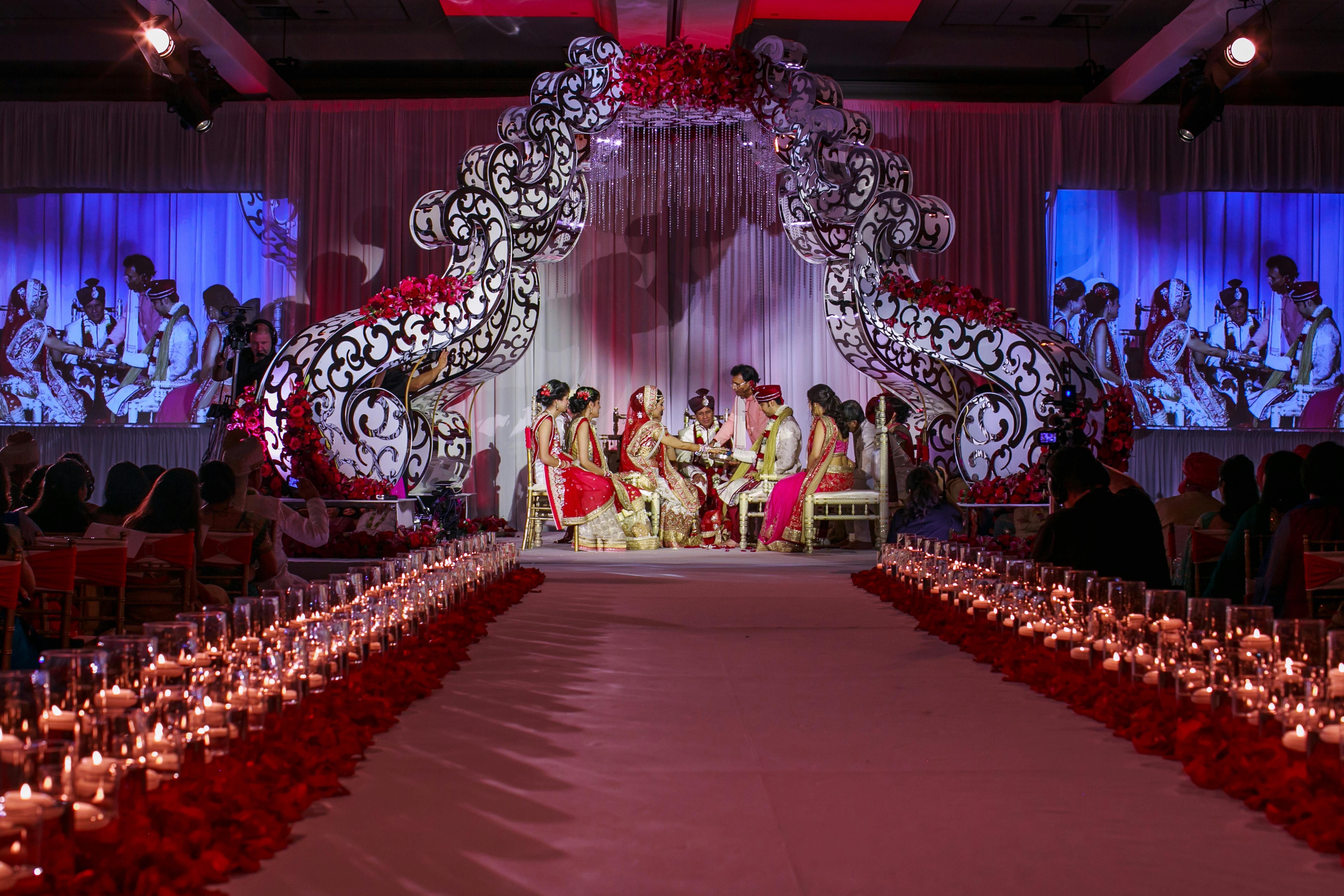 Ruby Red Ballroom Wedding in Tampa, FL KIS(cubed) Events PartySlate