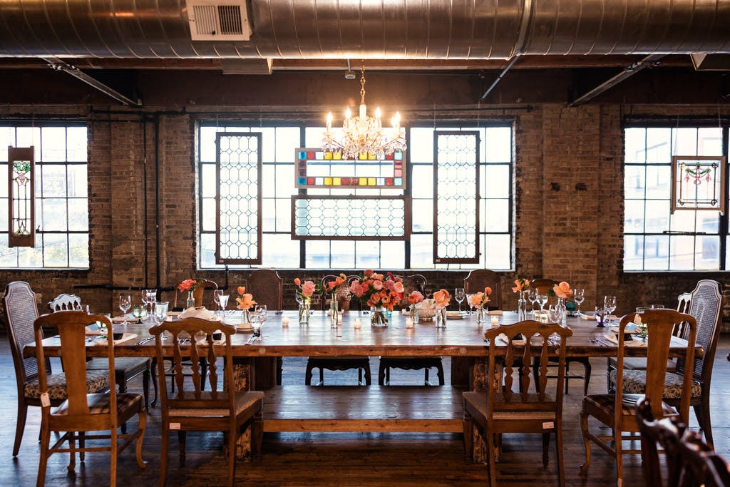 Main Reception Space, an event space at Salvage One