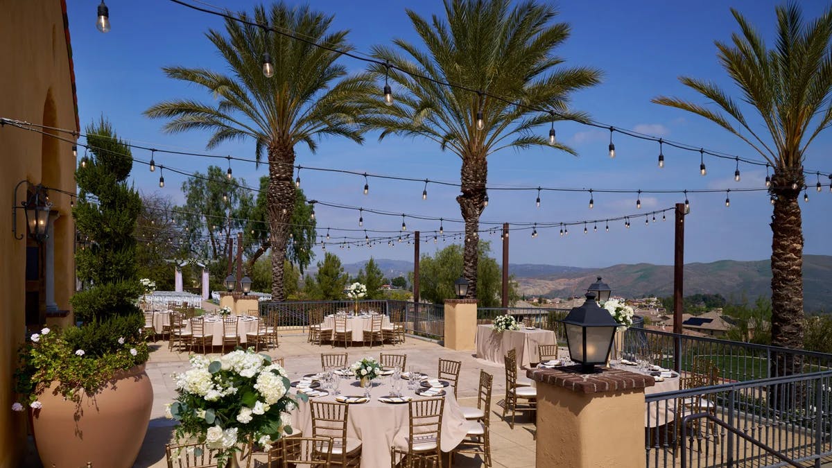 Outdoor Terrace- Reception Area, an event space at The Retreat by Wedgewood Weddings