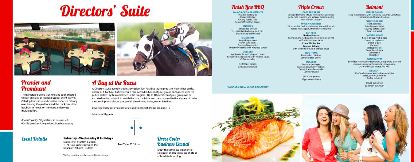 Directors Suite, Event Space at Turf Paradise