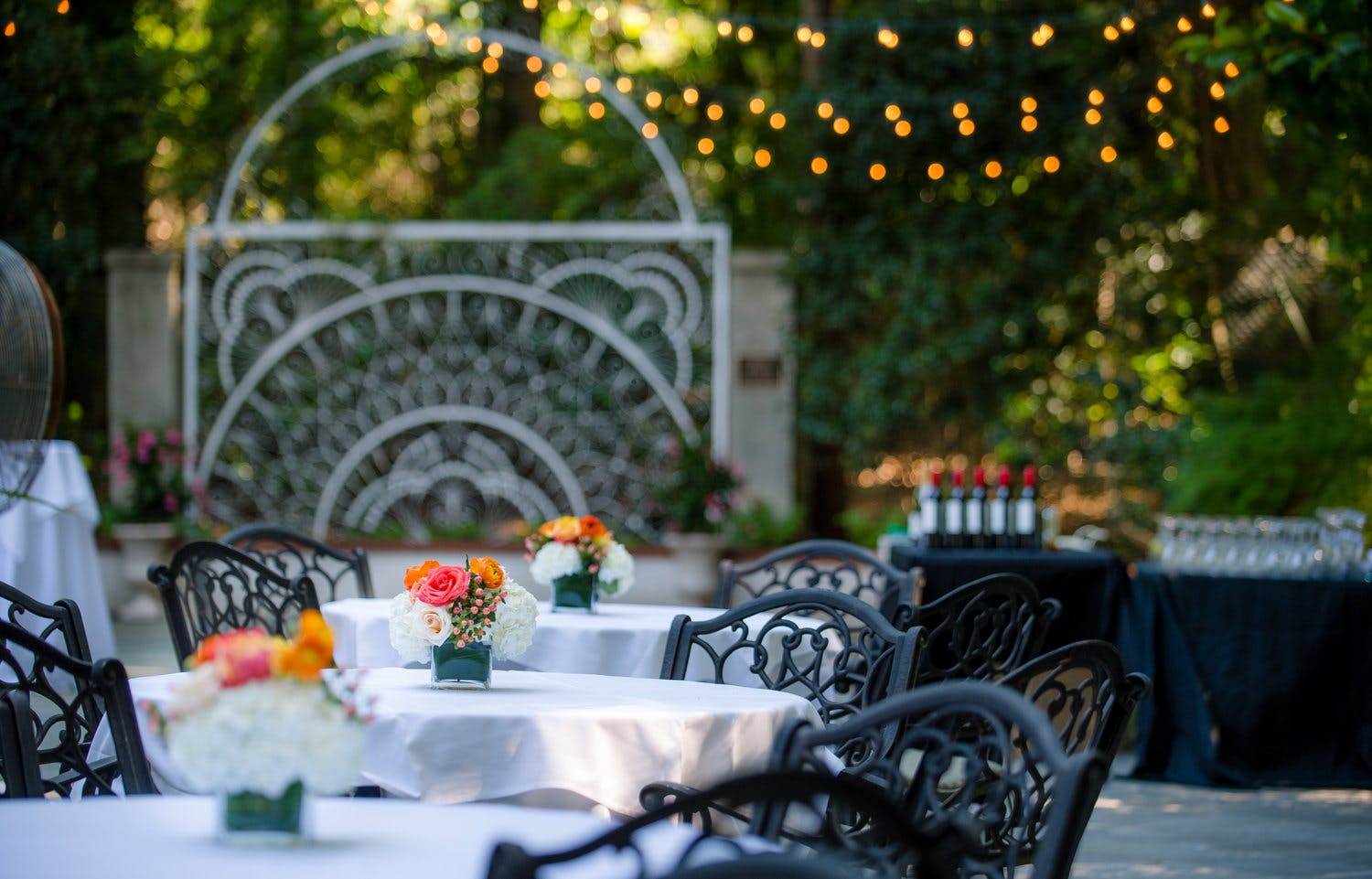 Bellentia Terrace, Outdoor event space at Swan Coach House