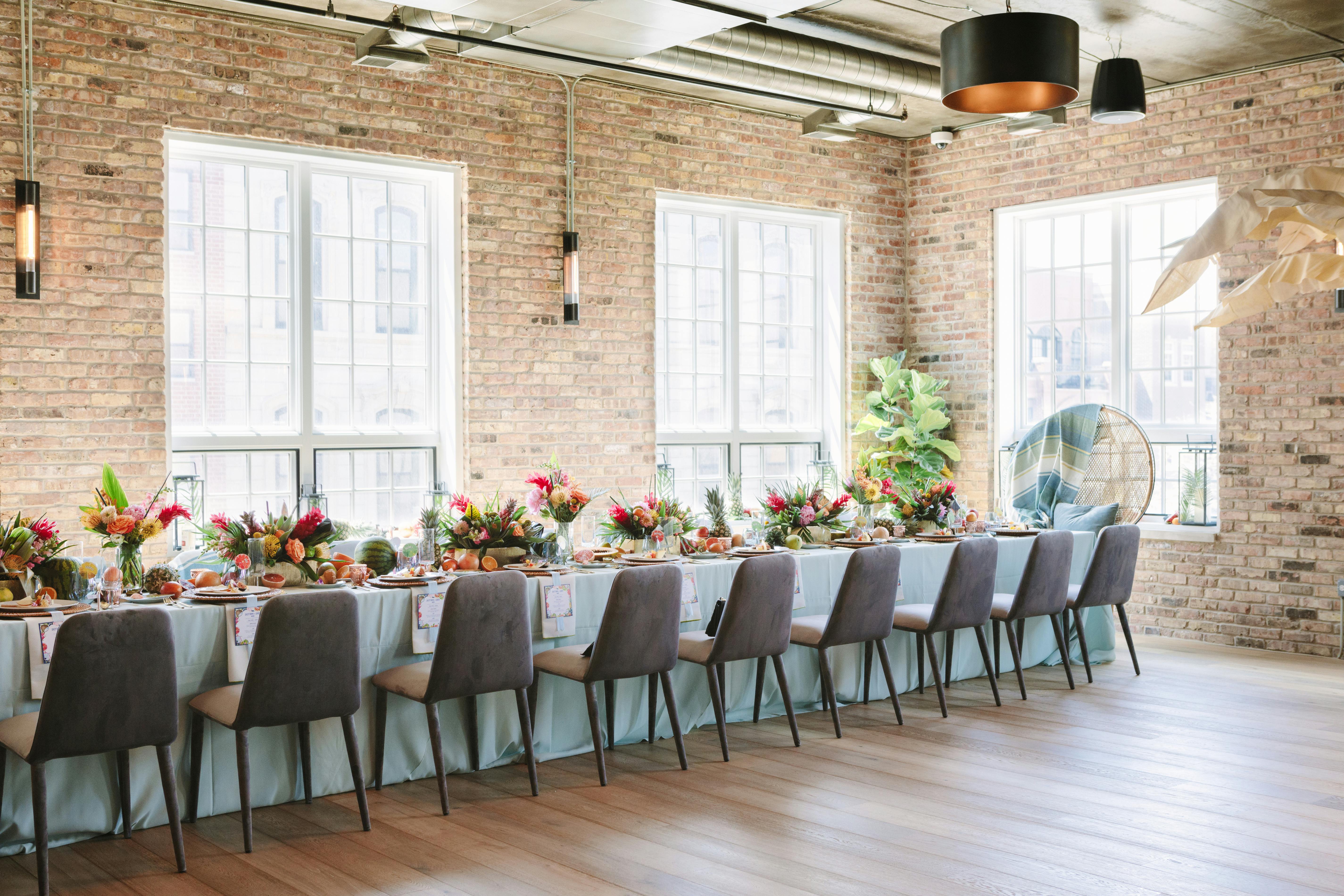 Beautiful & Bold Baby Shower at Loft Lucia in Chicago, IL Christine