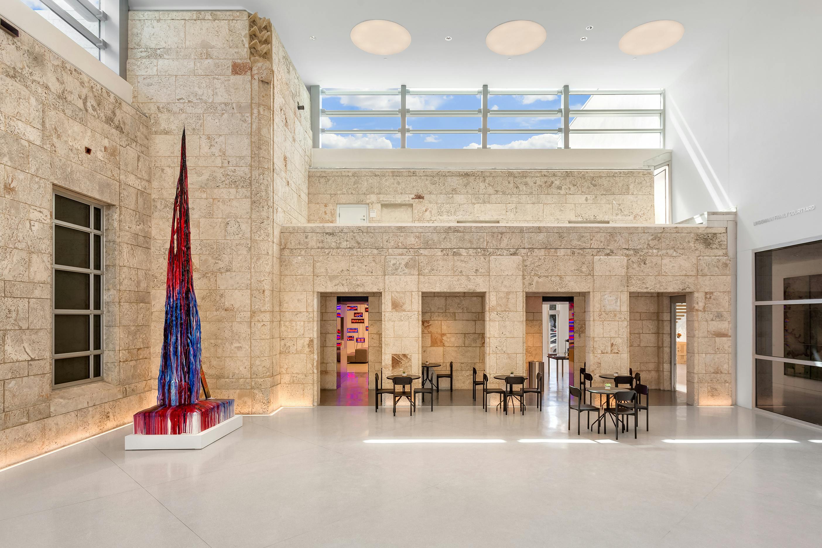 Lindemann Family Courtyard, Event Space at The Bass Museum of Art