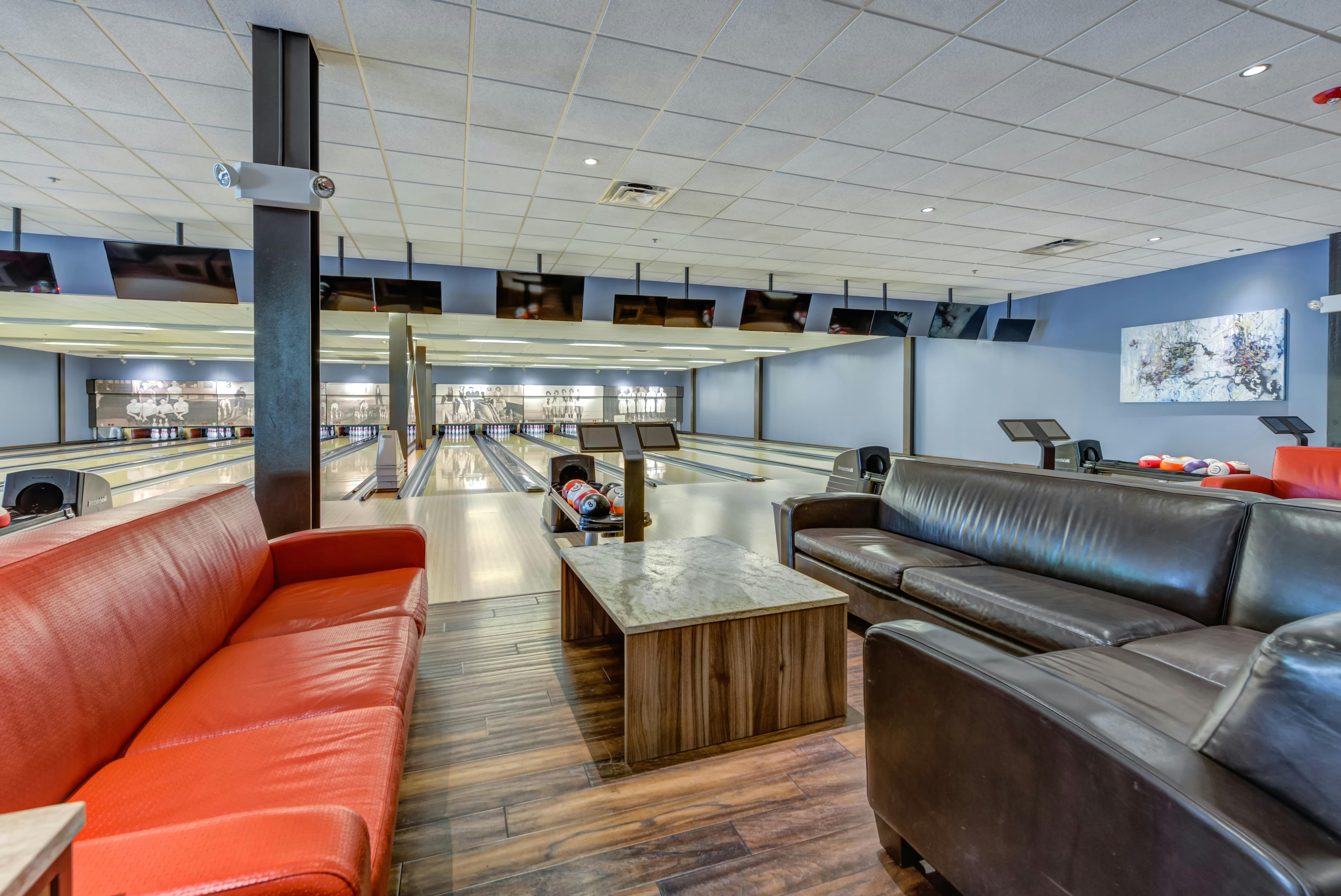 Bowling Lanes Pinstripes Cleveland PartySlate
