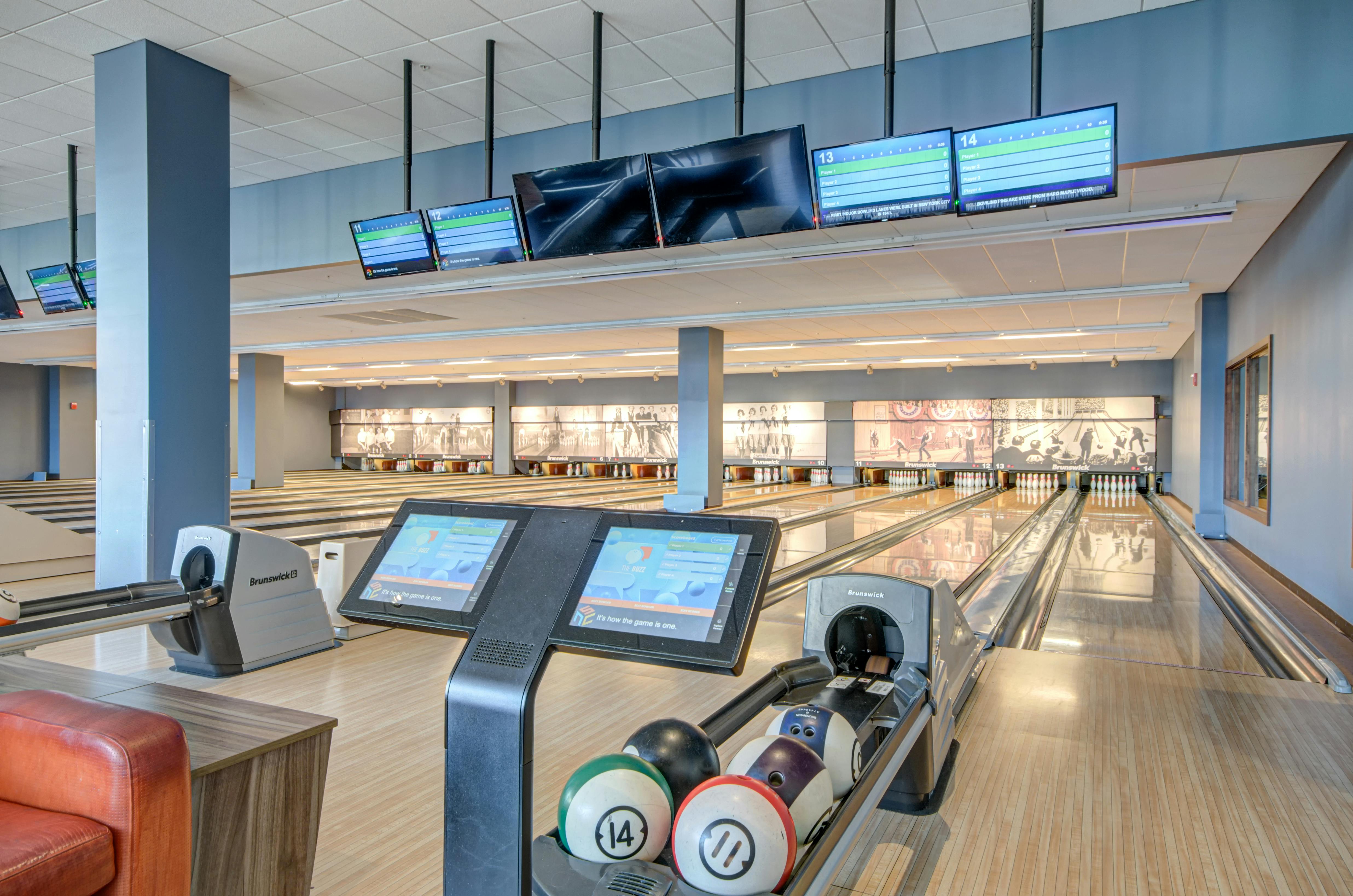 Bowling Lanes Pinstripes North Bethesda PartySlate