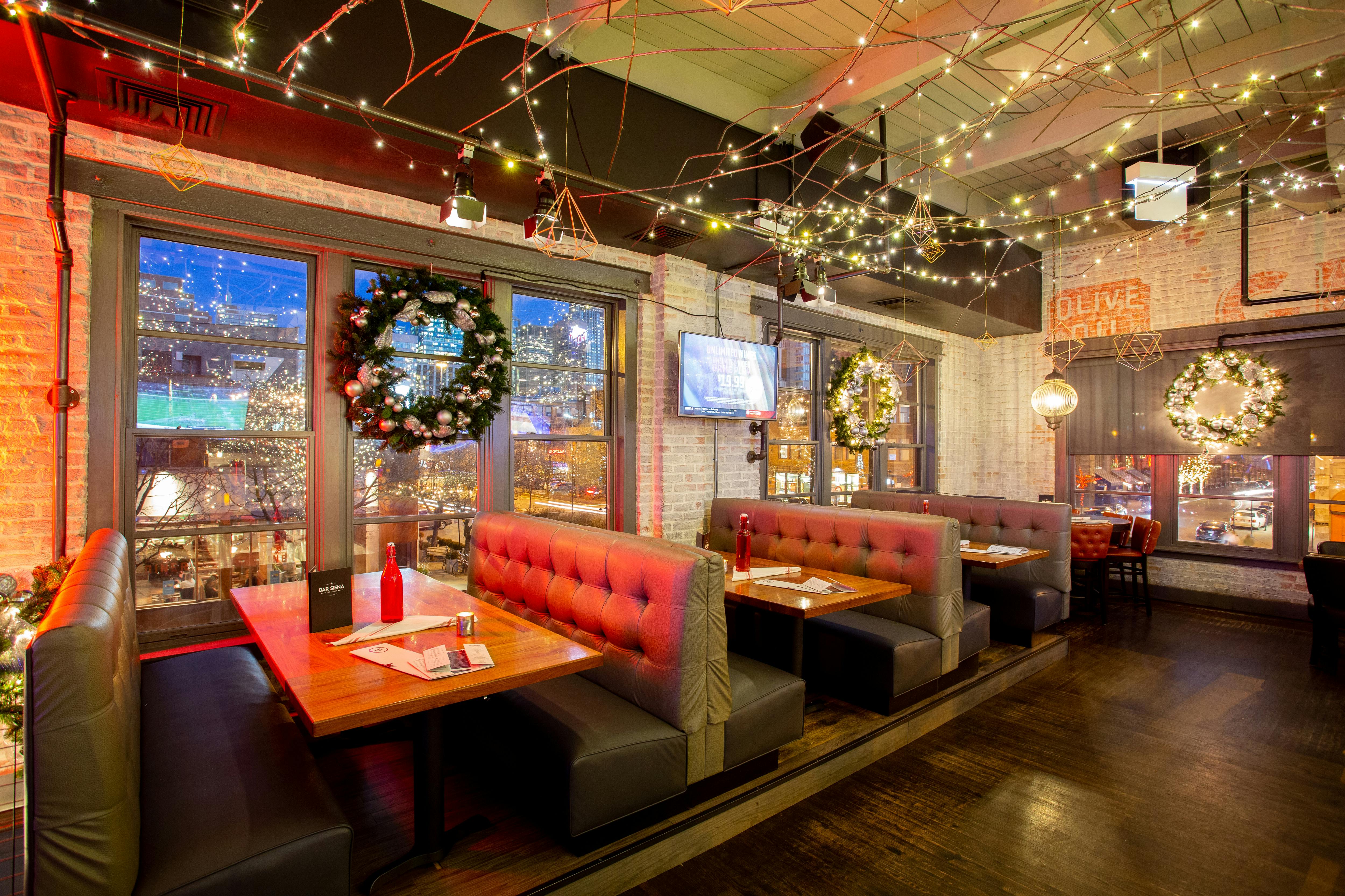 Bar Siena Delicately Glowing Holiday Party at Bar Siena in Chicago