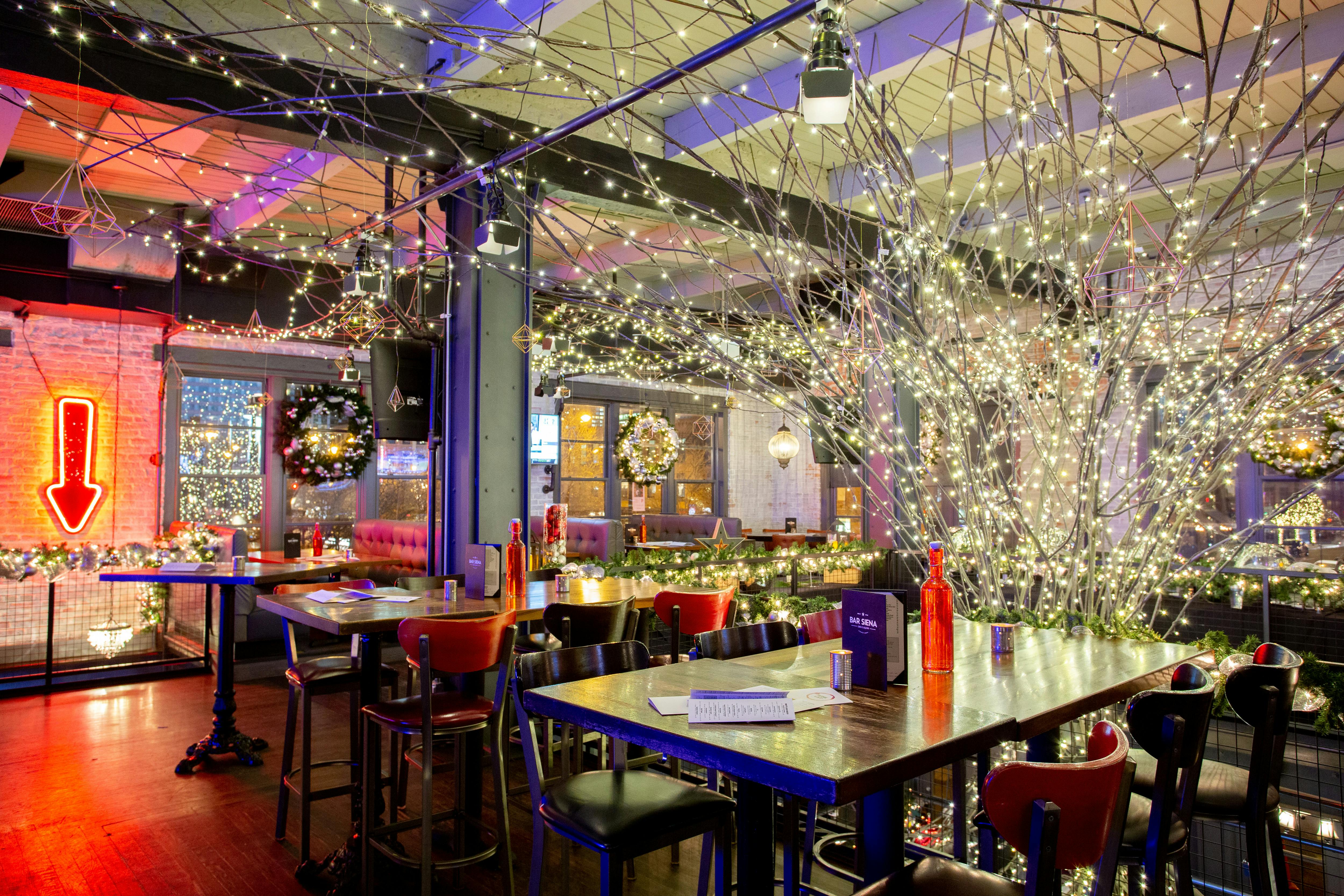 Bar Siena Delicately Glowing Holiday Party at Bar Siena in Chicago