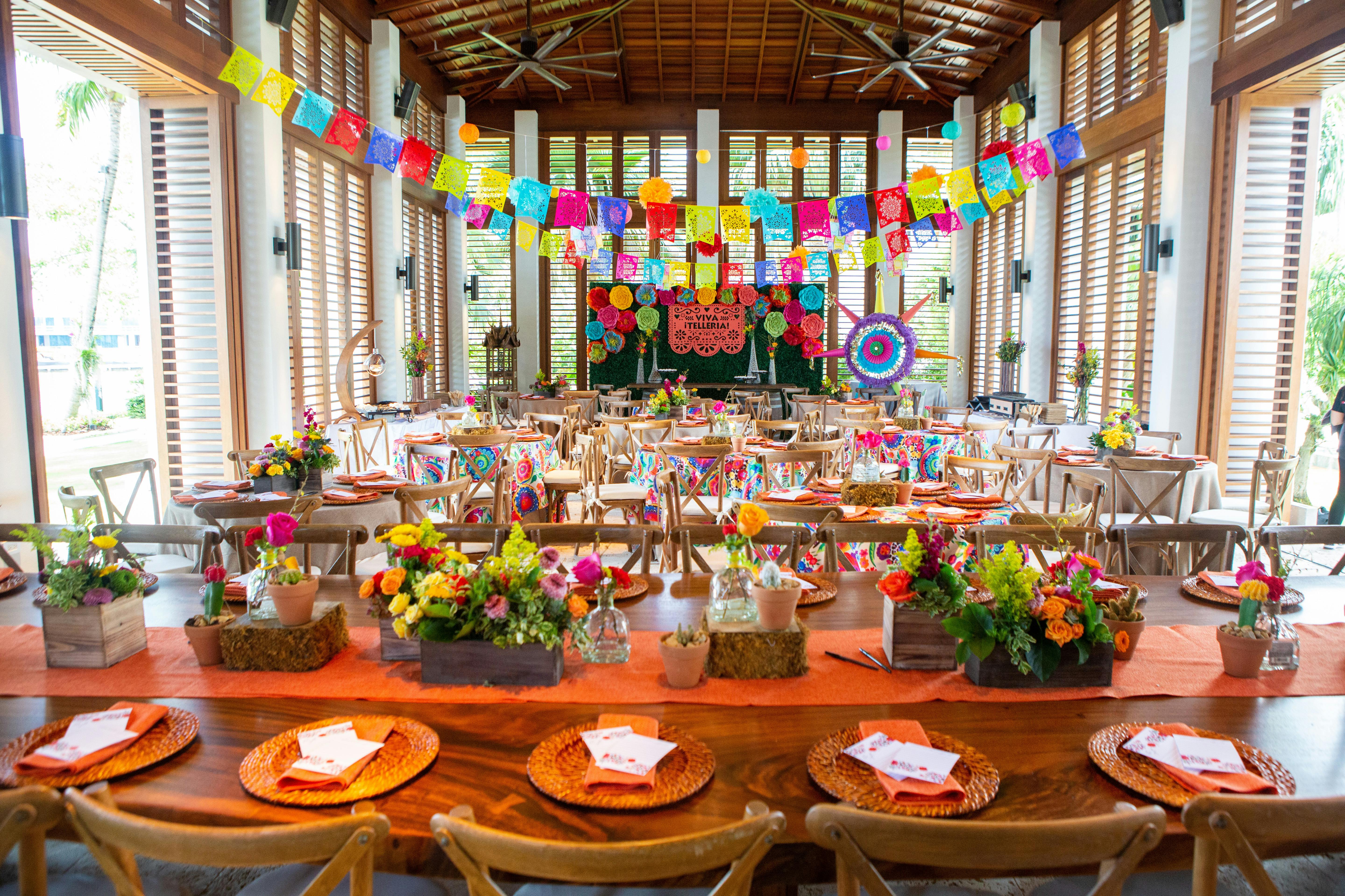 Vibrant Floral Bridal Shower in Miami, FL Joy Wallace Catering