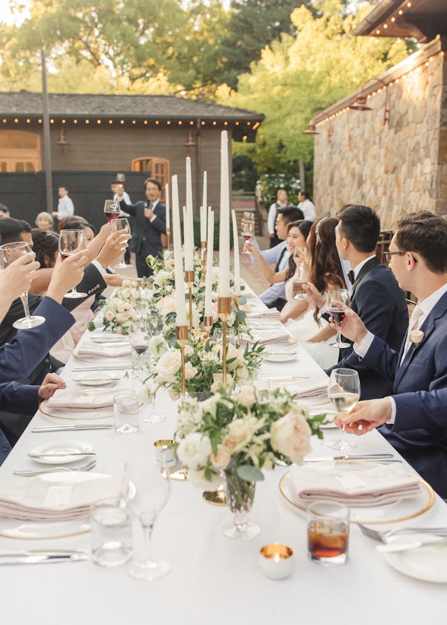 Featured photo from Charming Pink and Gold Wedding at The Estate Yountville in Napa, CA
