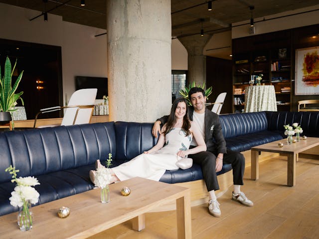 Featured photo from Discover this Elegant Welcome Party Set Amid Sleek Architecture and Philadelphia Views