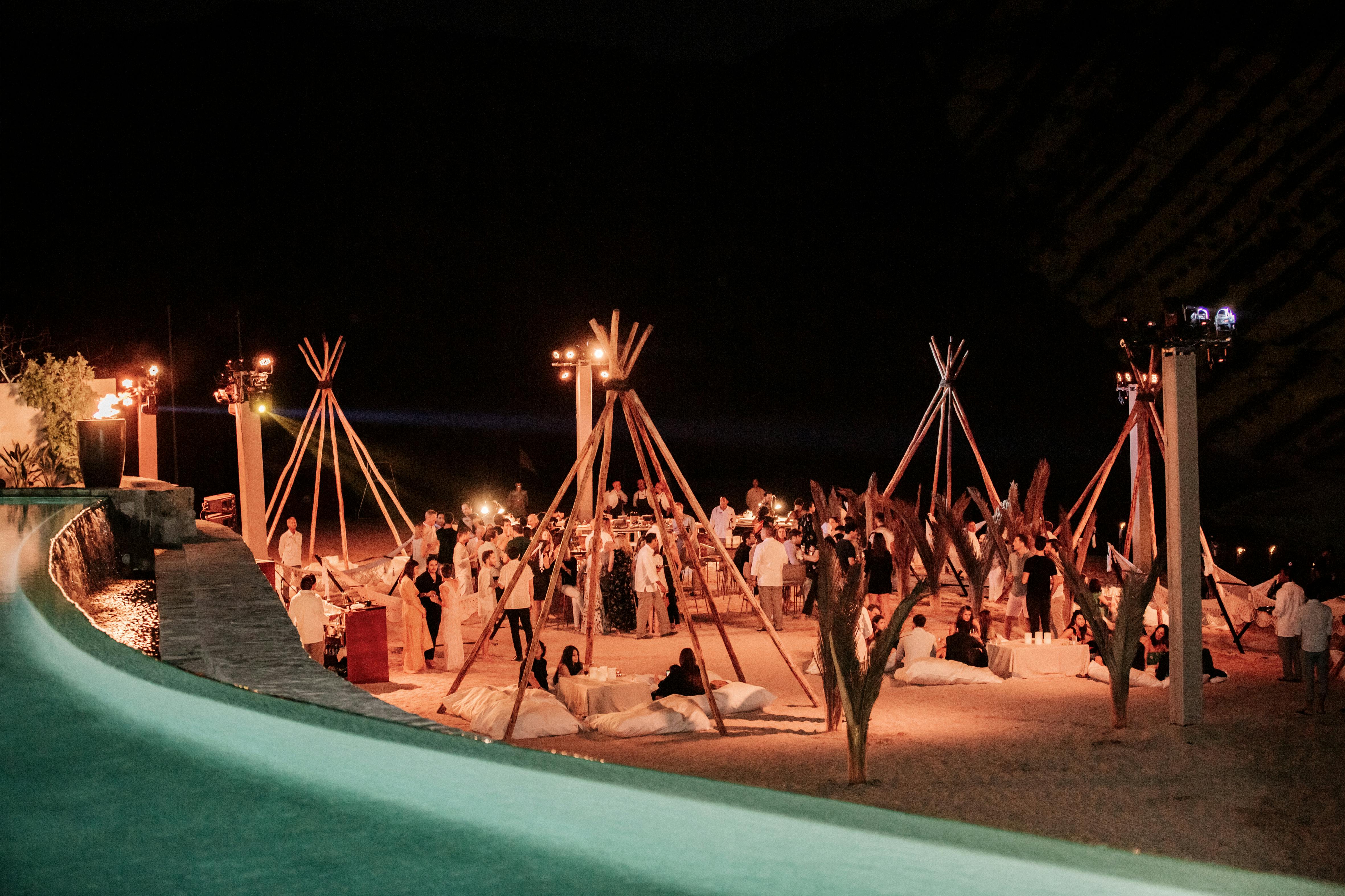 Santa Maria Beach, an event space at Montage Los Cabos