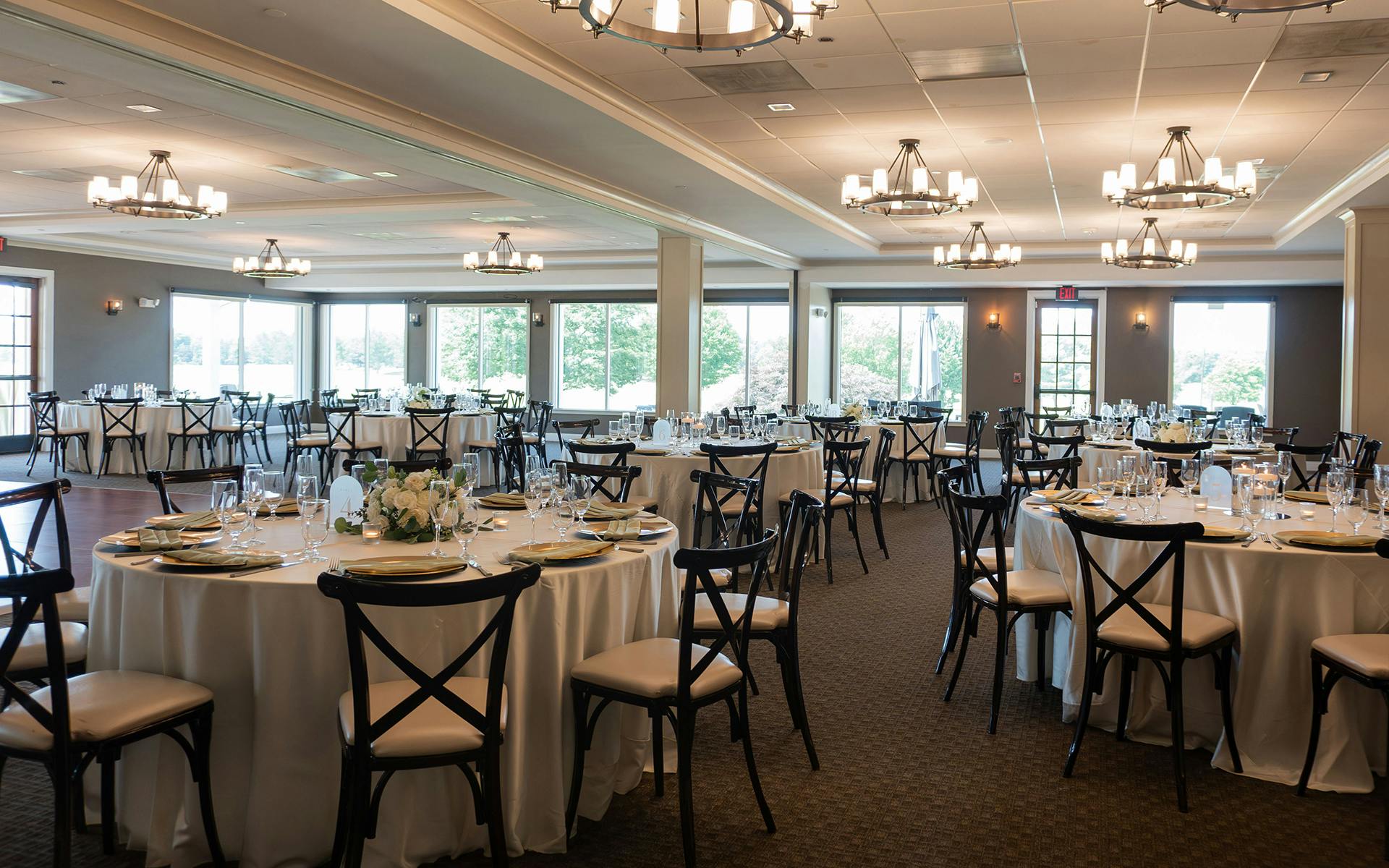Braddock Ballroom, an event space at Chantilly National Golf & Country Club