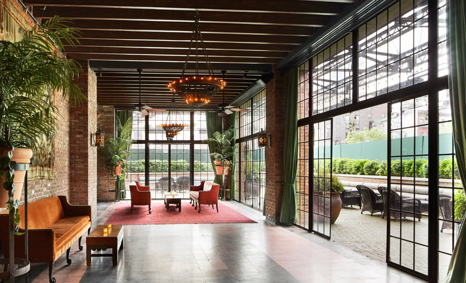 The Bowery Terrace, an event space at The Bowery Hotel