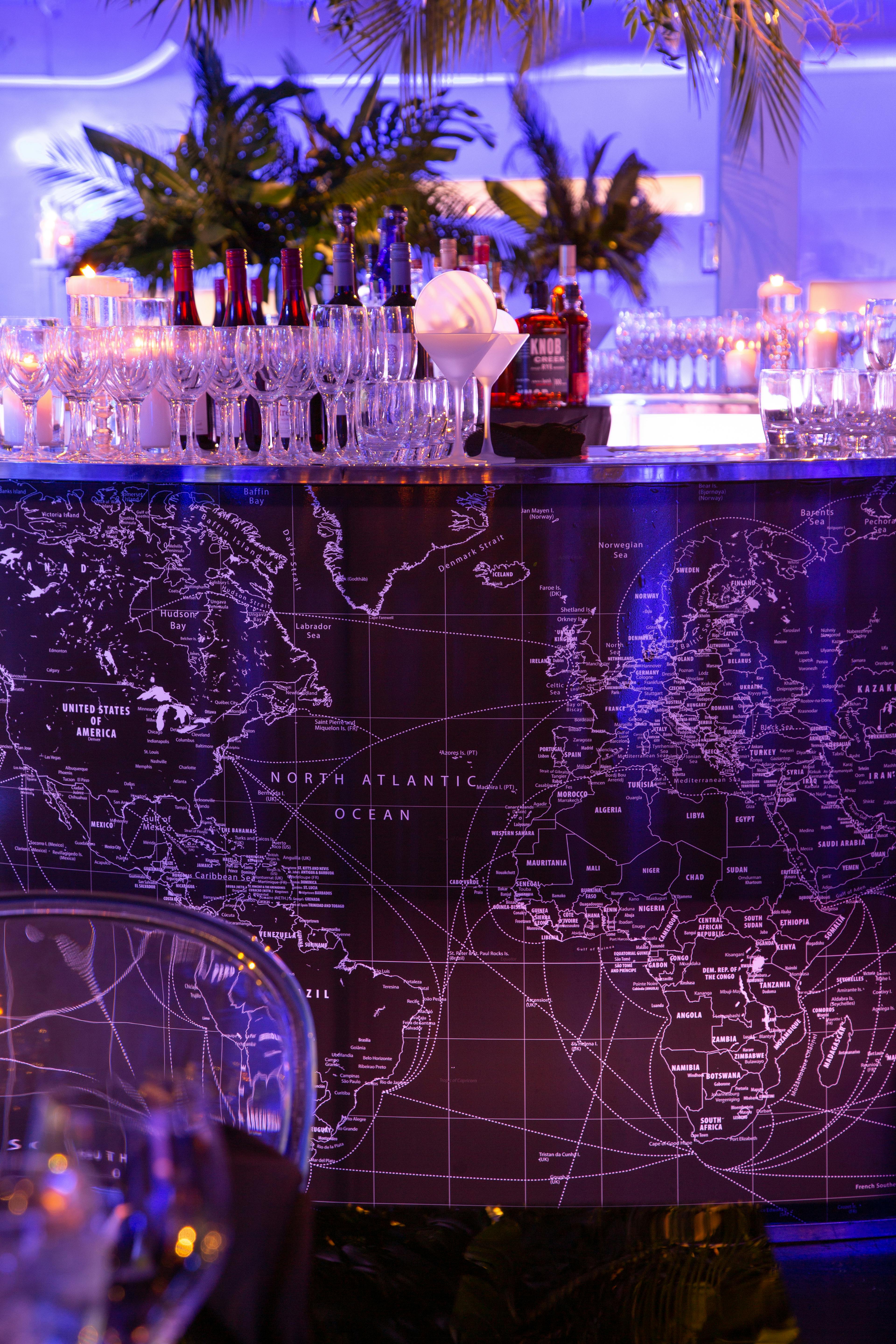 Tropical Trendy Bar Mitzvah at Abigail Kirsch at The Loading Dock in