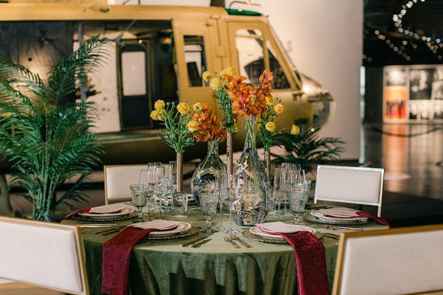 Featured photo from See this Modern Open House Featuring Refined Floral Design and Contemporary Details at the National Medal of Honor Museum