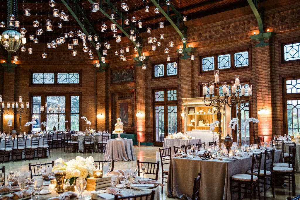 Upscale Wedding at Cafe Brauer at Lincoln Park Zoo in